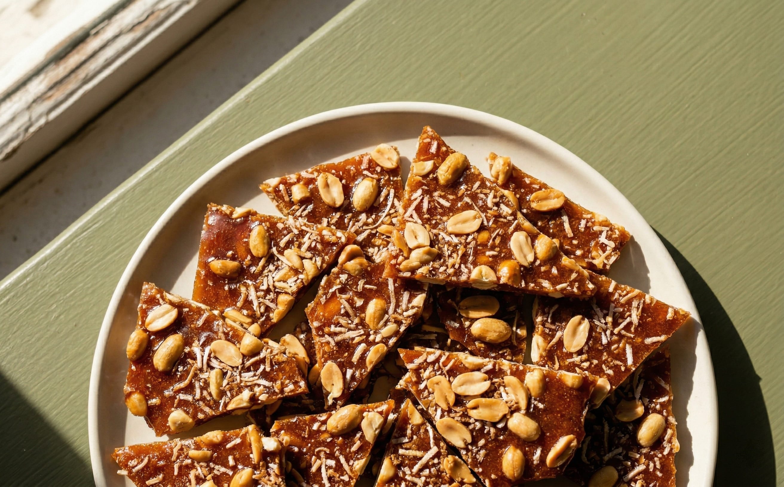 Comorian Peanut and Coconut Brittle