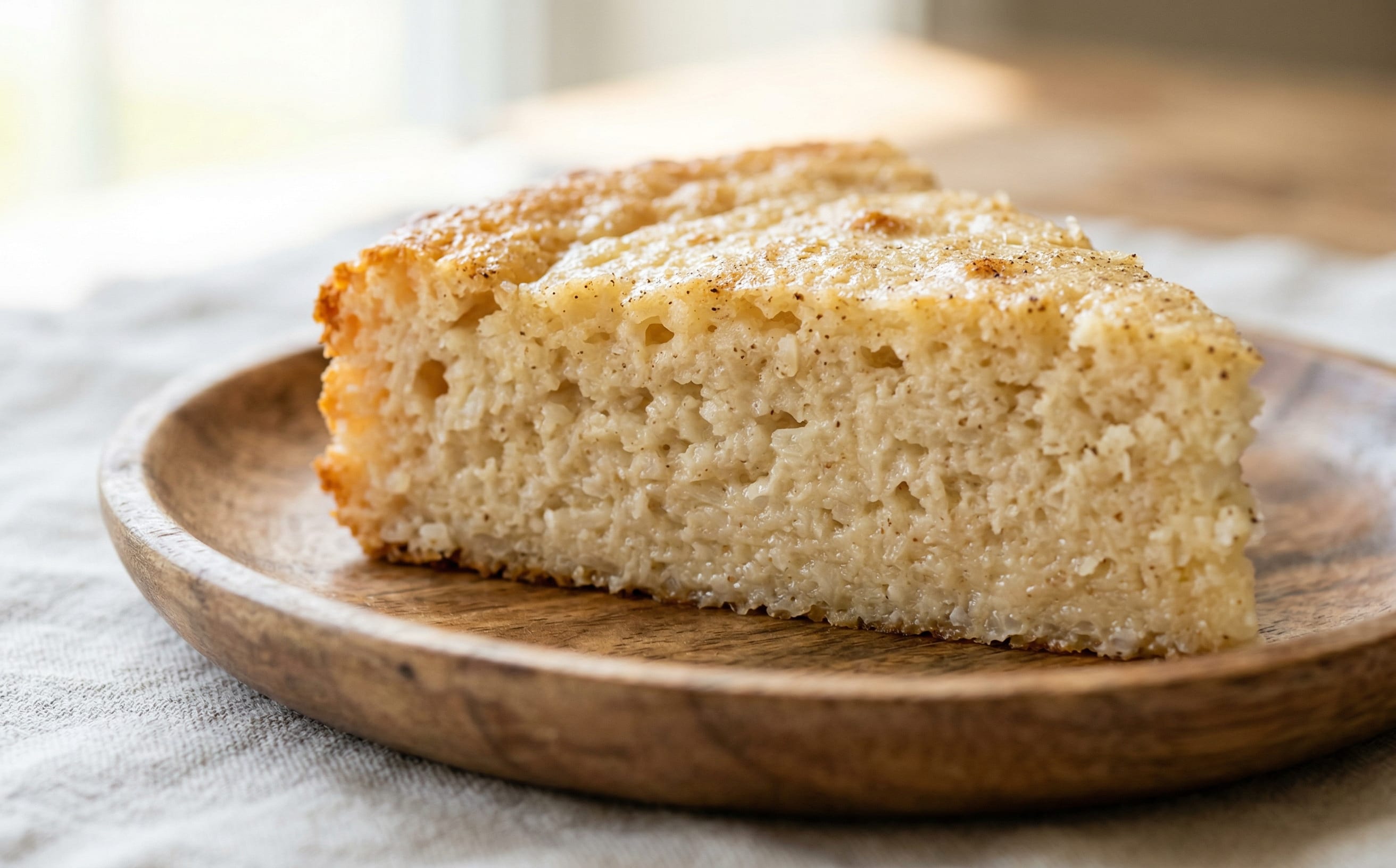 Mkatra Siniya (Spiced Coconut Rice Cake)