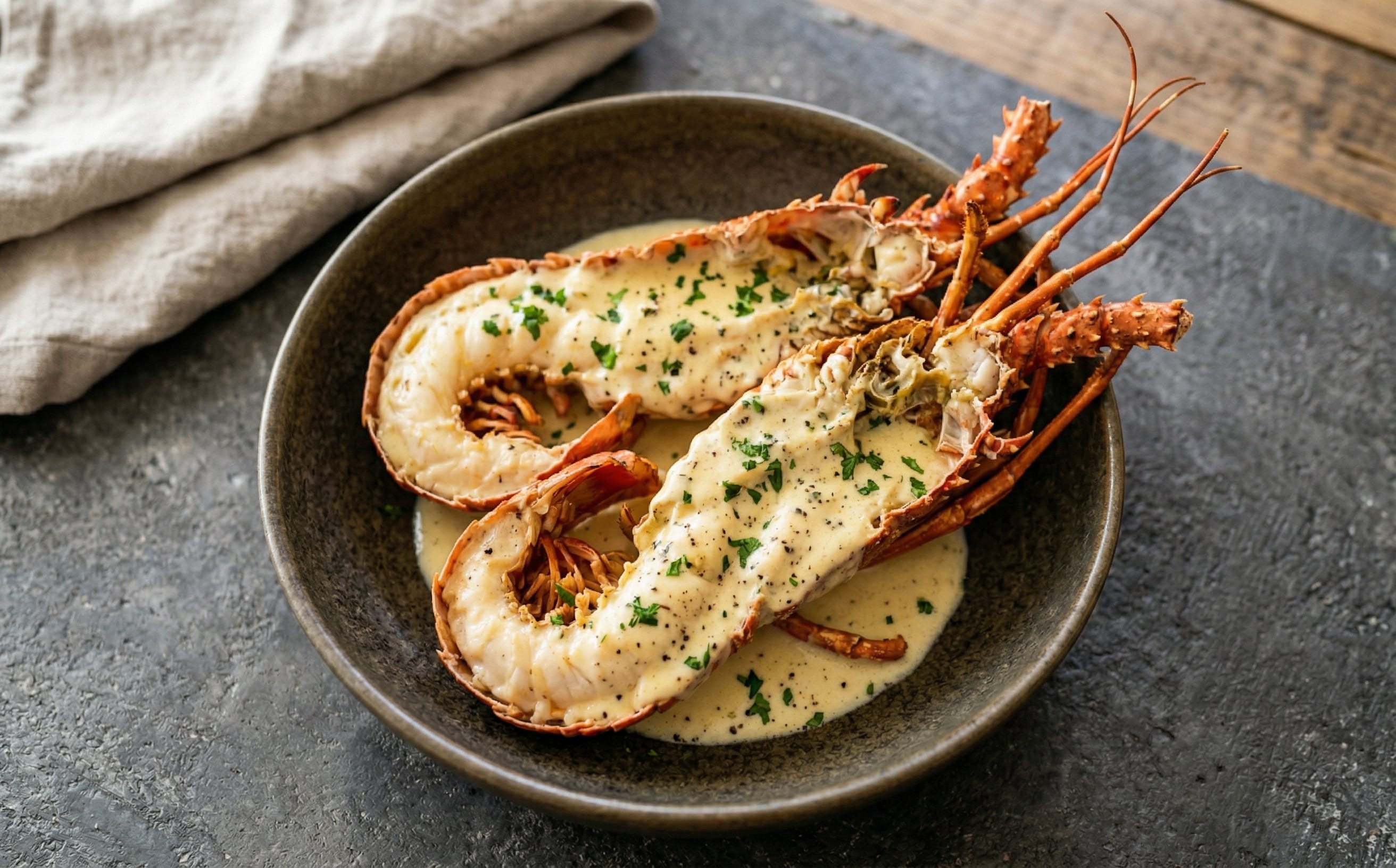Langouste à la Vanille (Lobster with Vanilla Cream Sauce)