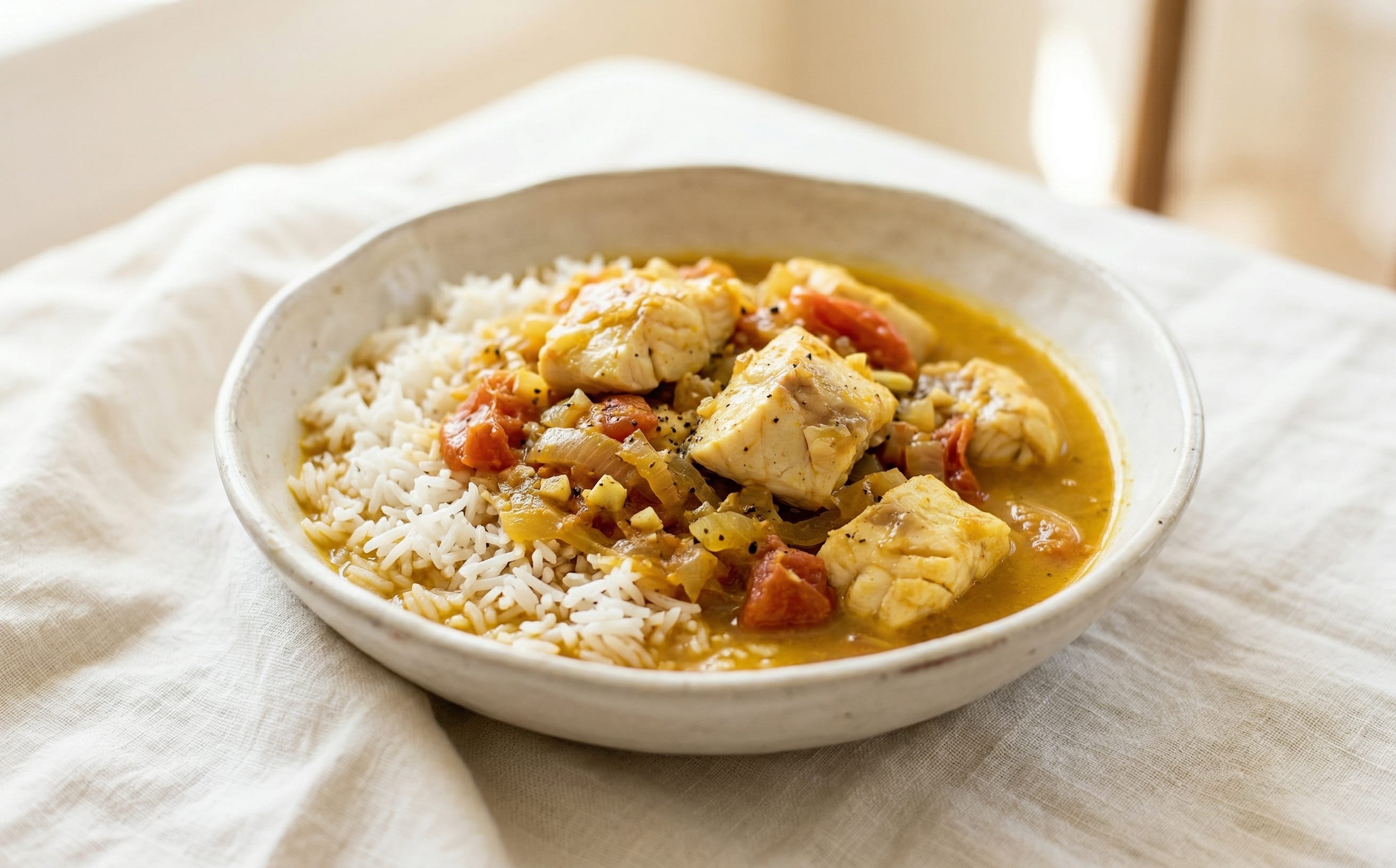 M'tsolola (Fish, Plantain, and Coconut Stew)