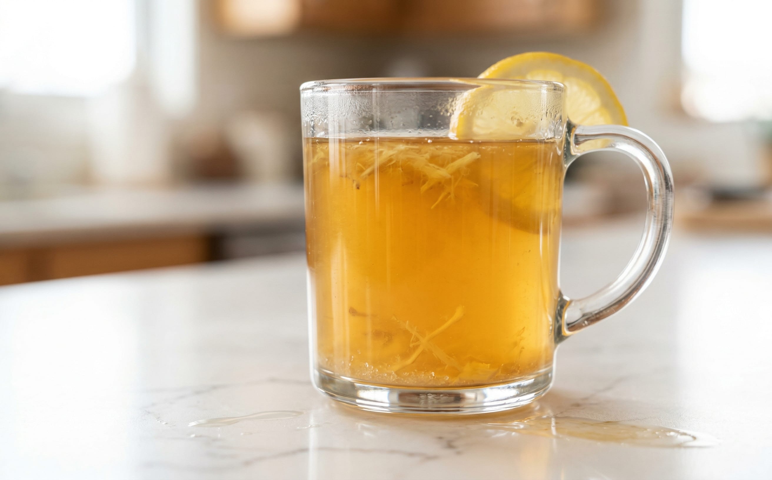 Tangawisi (Ginger and Lemon Drink)