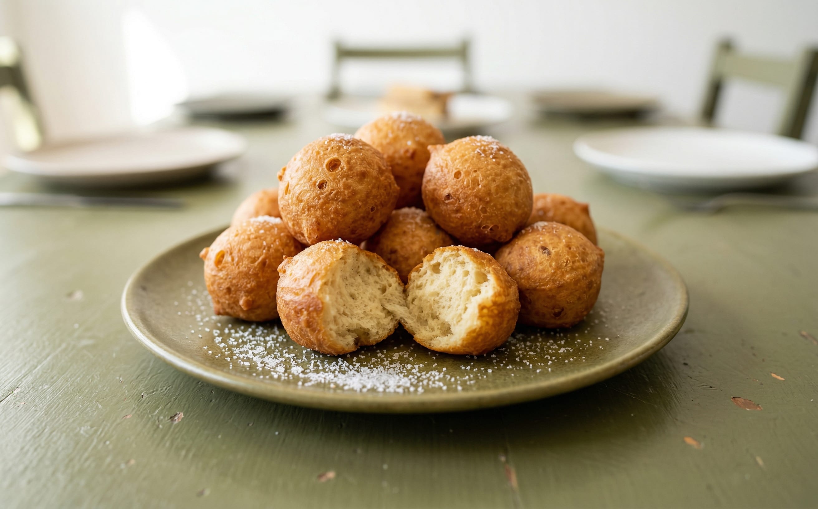 Mikate (Yeasted Fried Dough Balls)