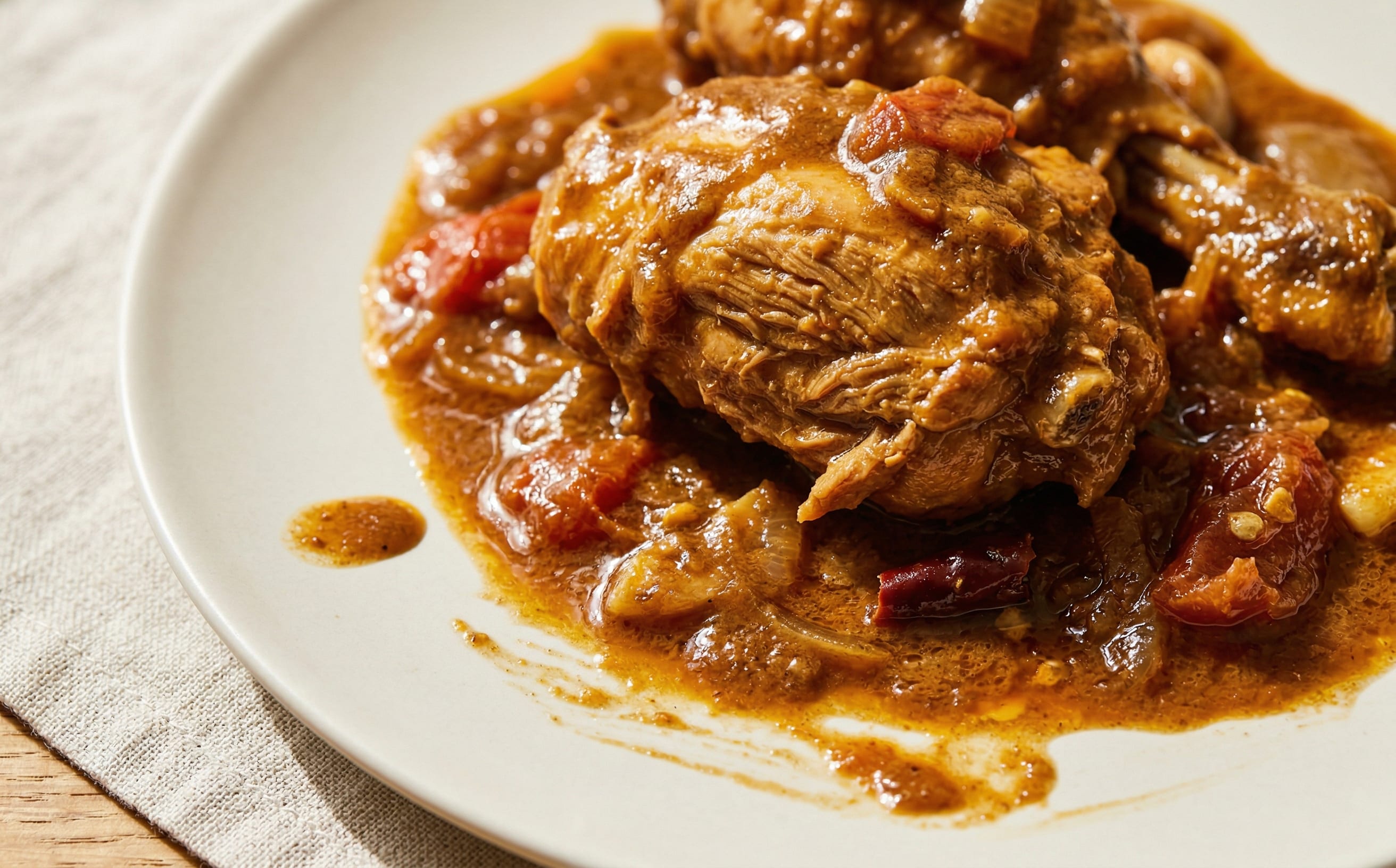 Poulet à la Moambé (Chicken in Palm Nut Sauce)