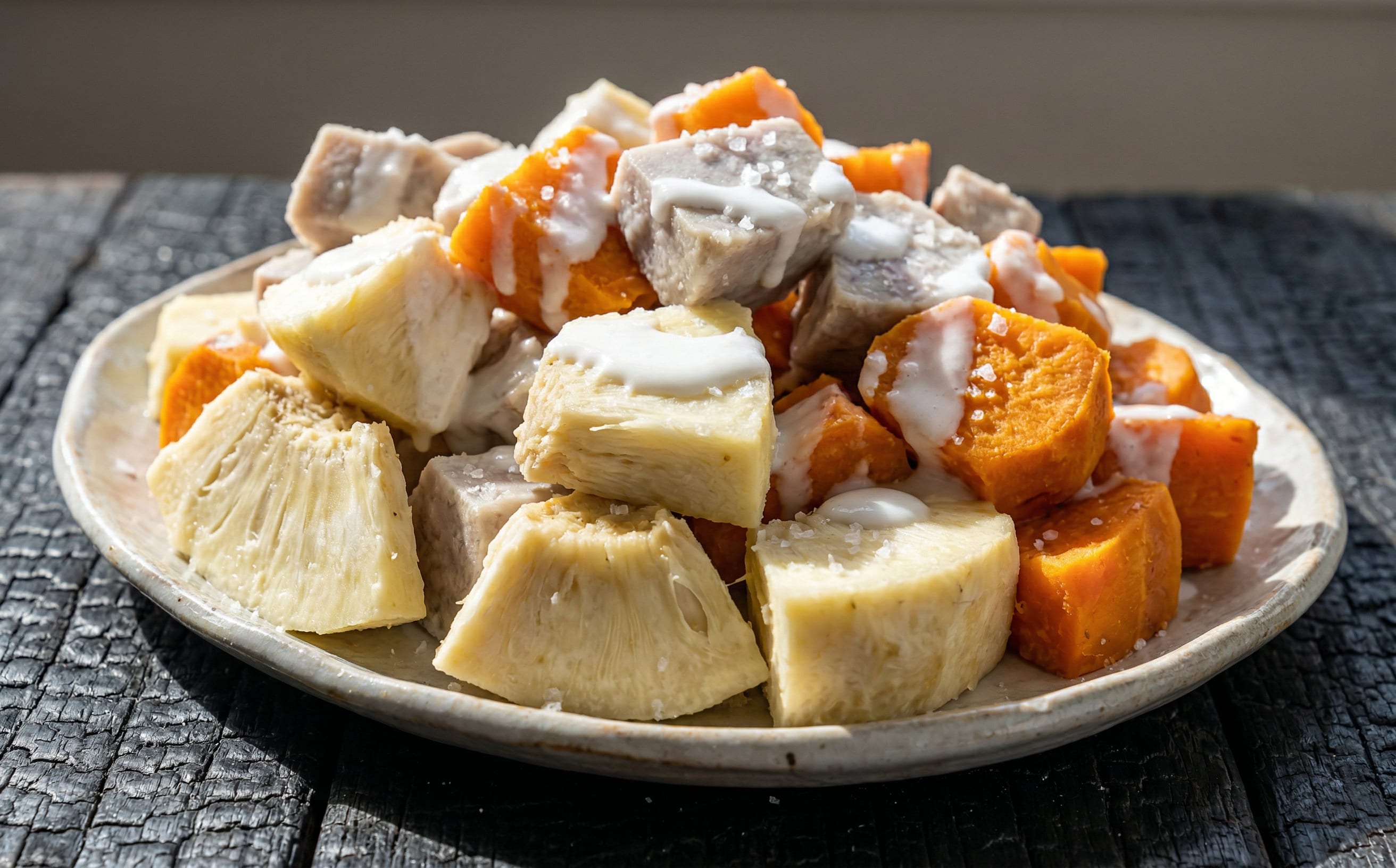 Kinaki (Island Root Vegetable Platter)