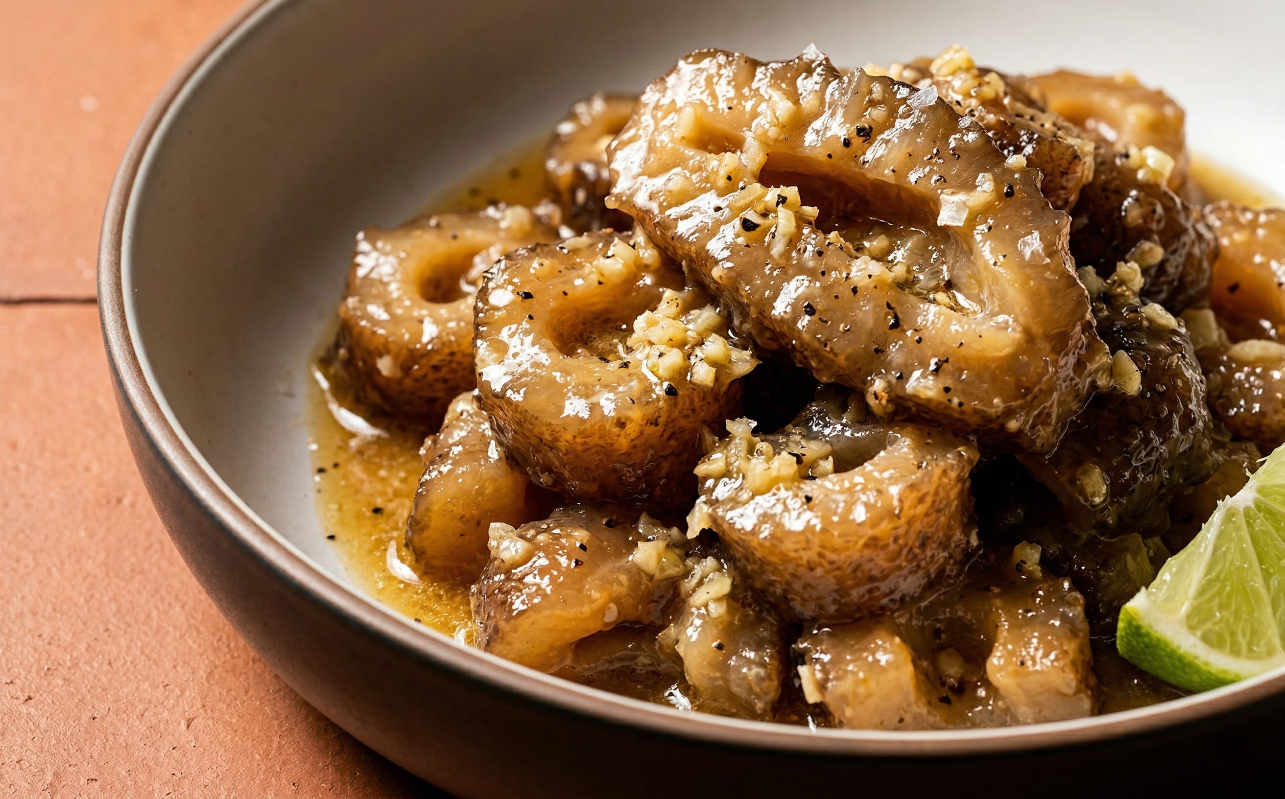 Rori (Sea Cucumber with Garlic Butter)