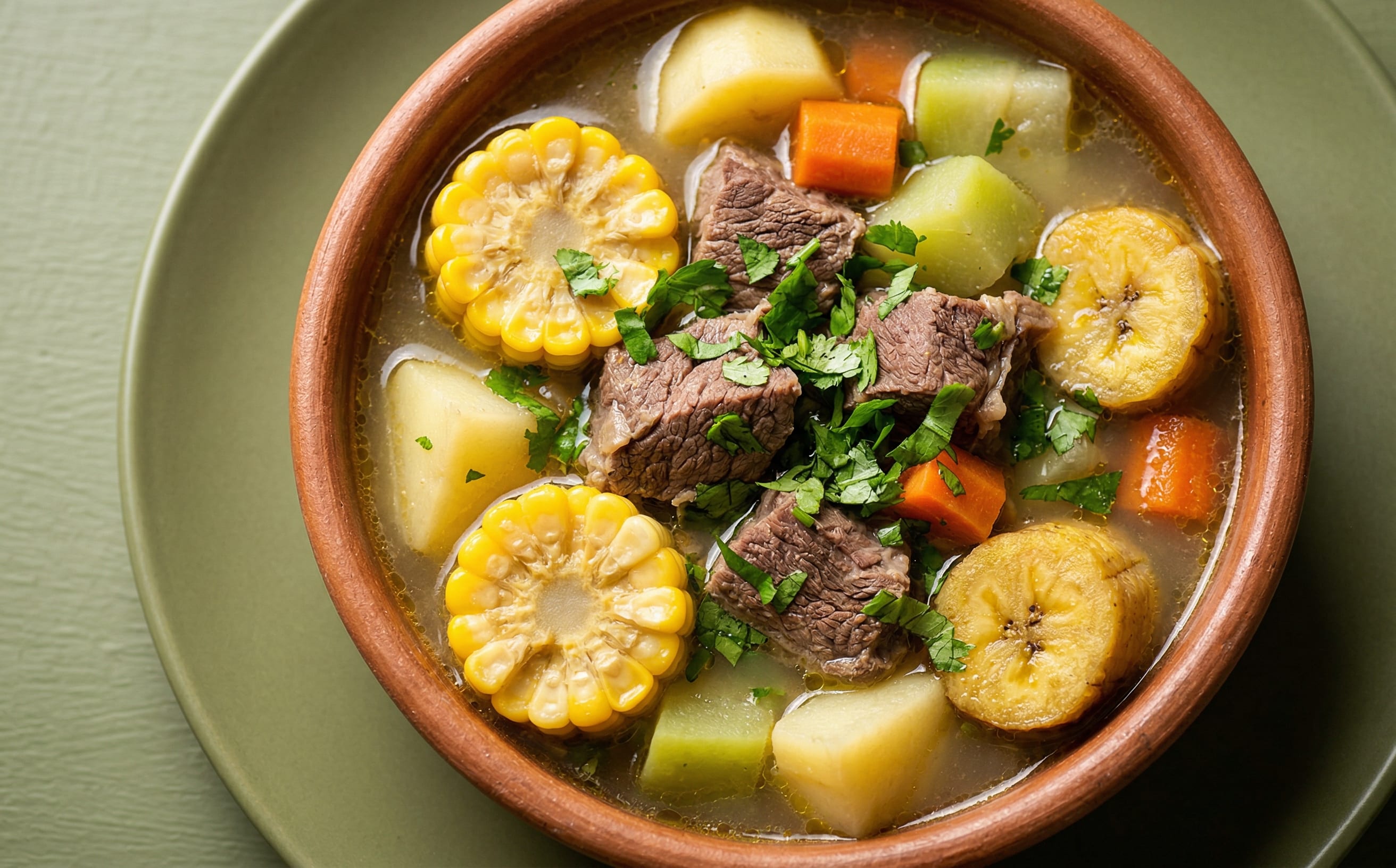 Olla de Carne (Beef and Root Vegetable Stew)