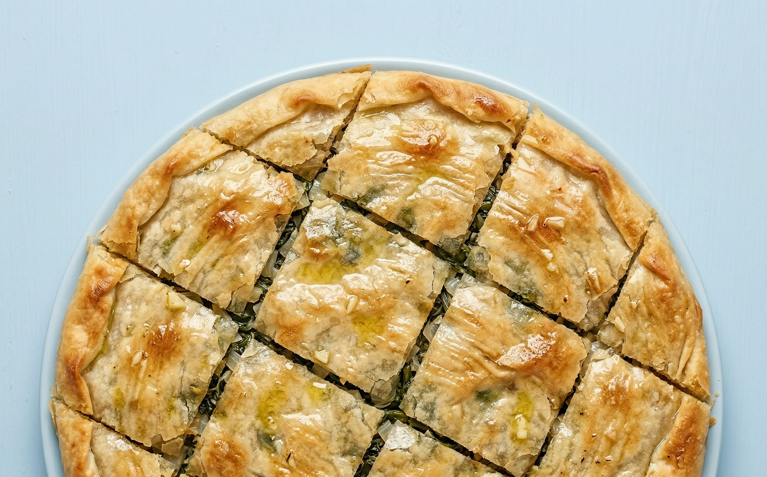 Soparnik (Swiss Chard Flat Pie)
