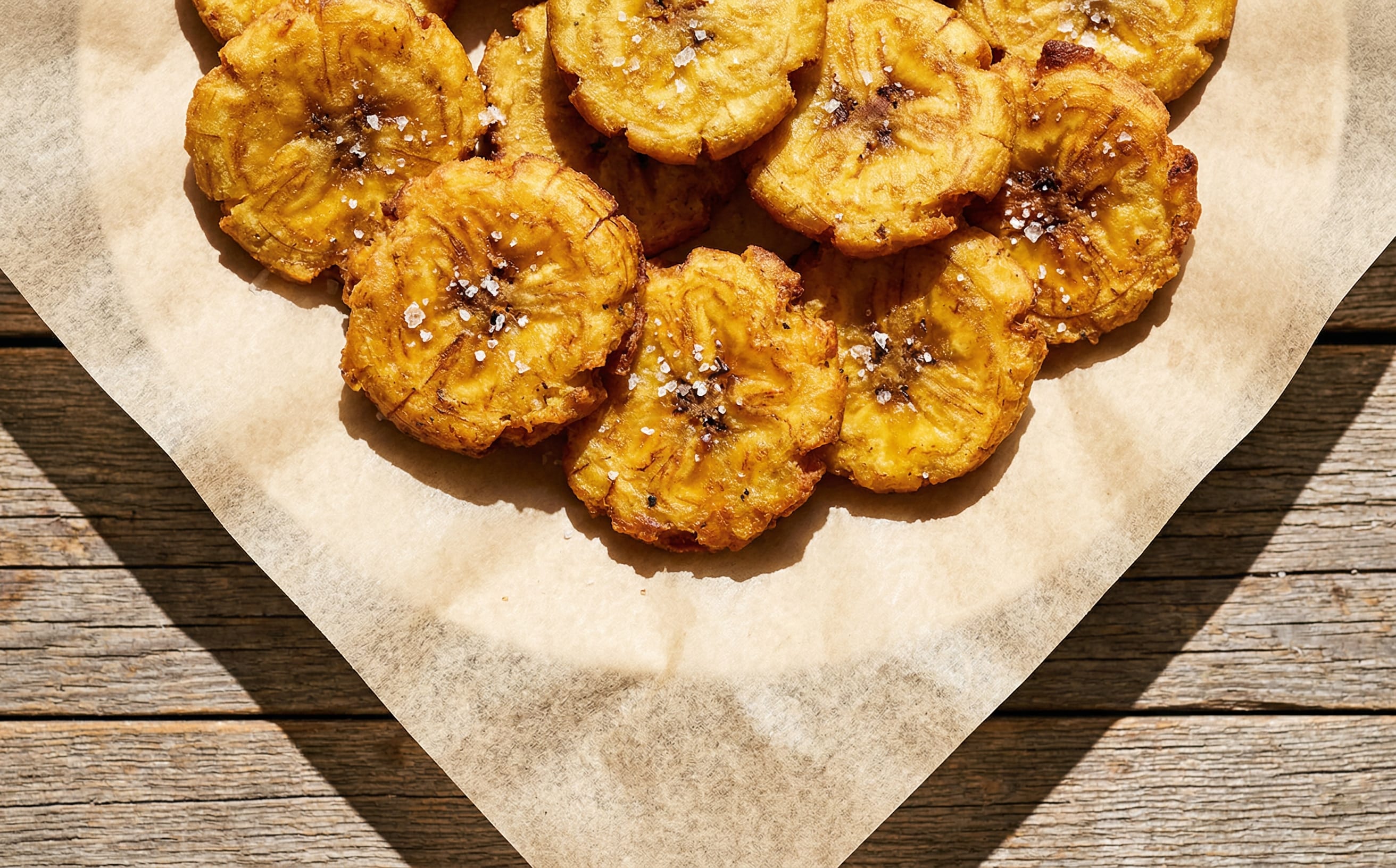 Tostones (Twice-Fried Green Plantains)