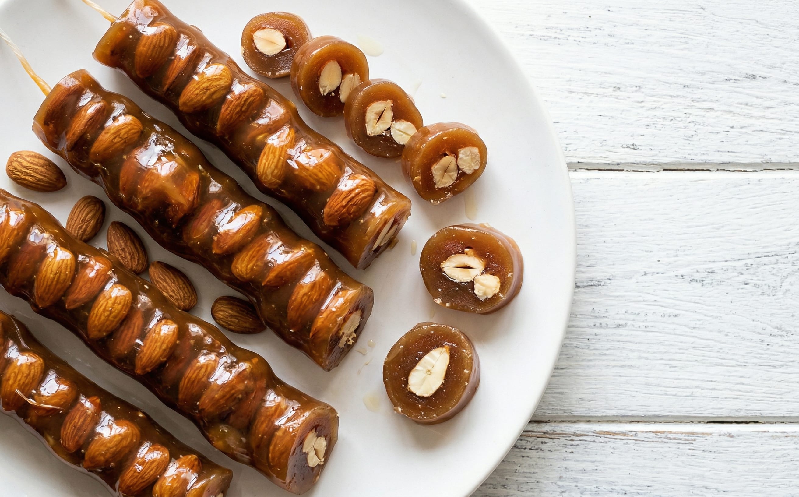 Soutzoukos (Almond and Grape Must Confection)