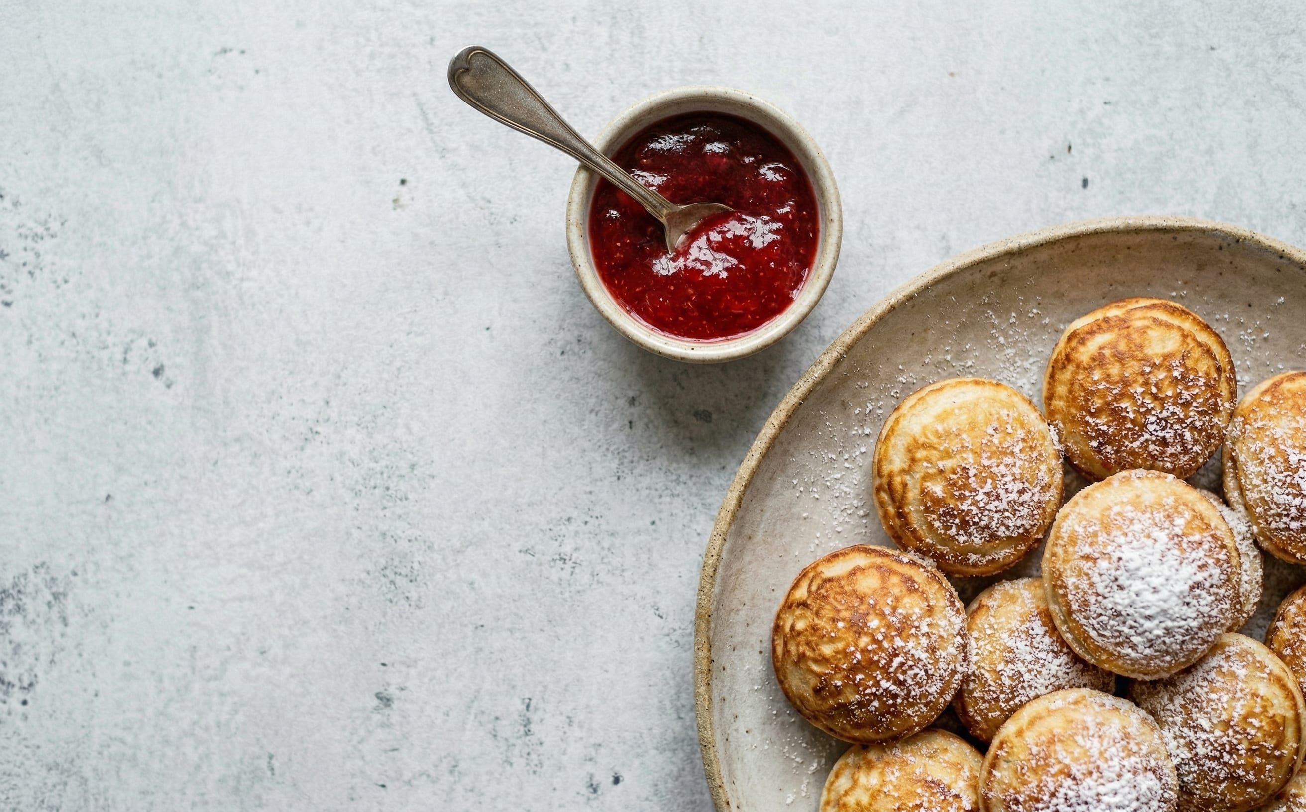 Æbleskiver (Danish Pancake Puffs)