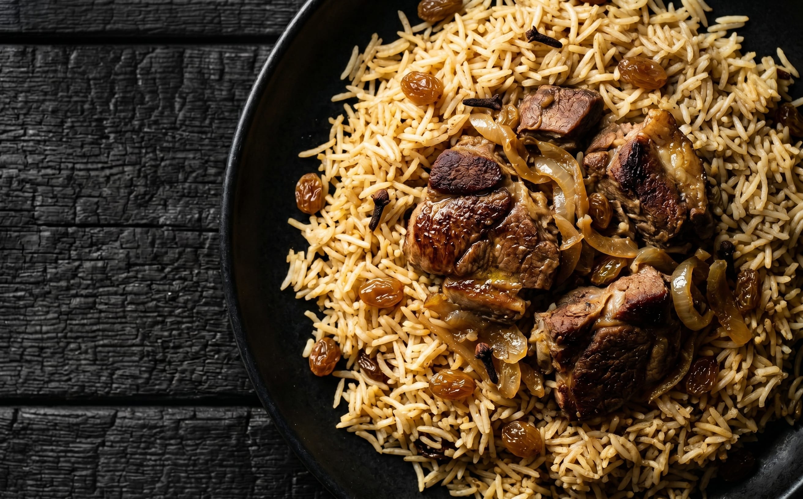 Skoudehkaris (Spiced Lamb and Rice)