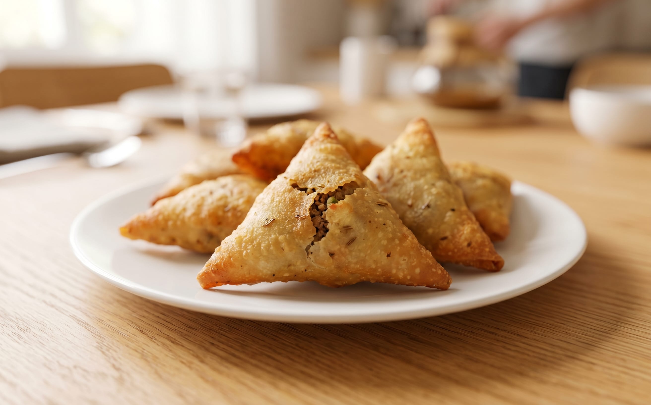 Sambusa (Spiced Meat Pastries)