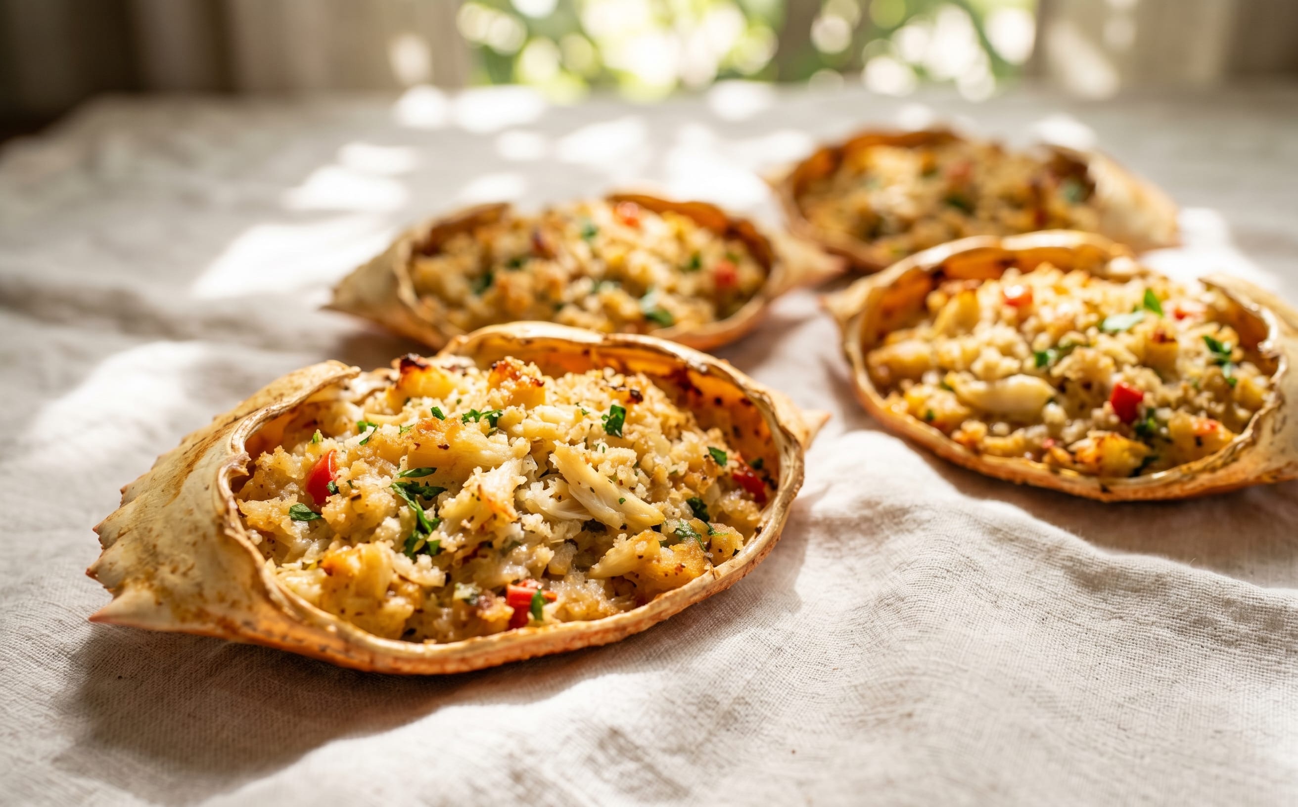 Crab Backs (Stuffed Crab Shells)