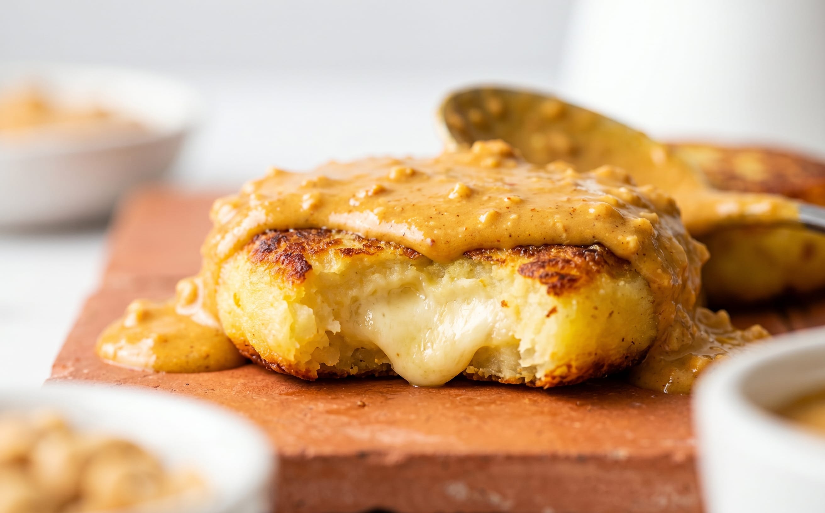 Llapingachos (Cheese-Filled Potato Patties)
