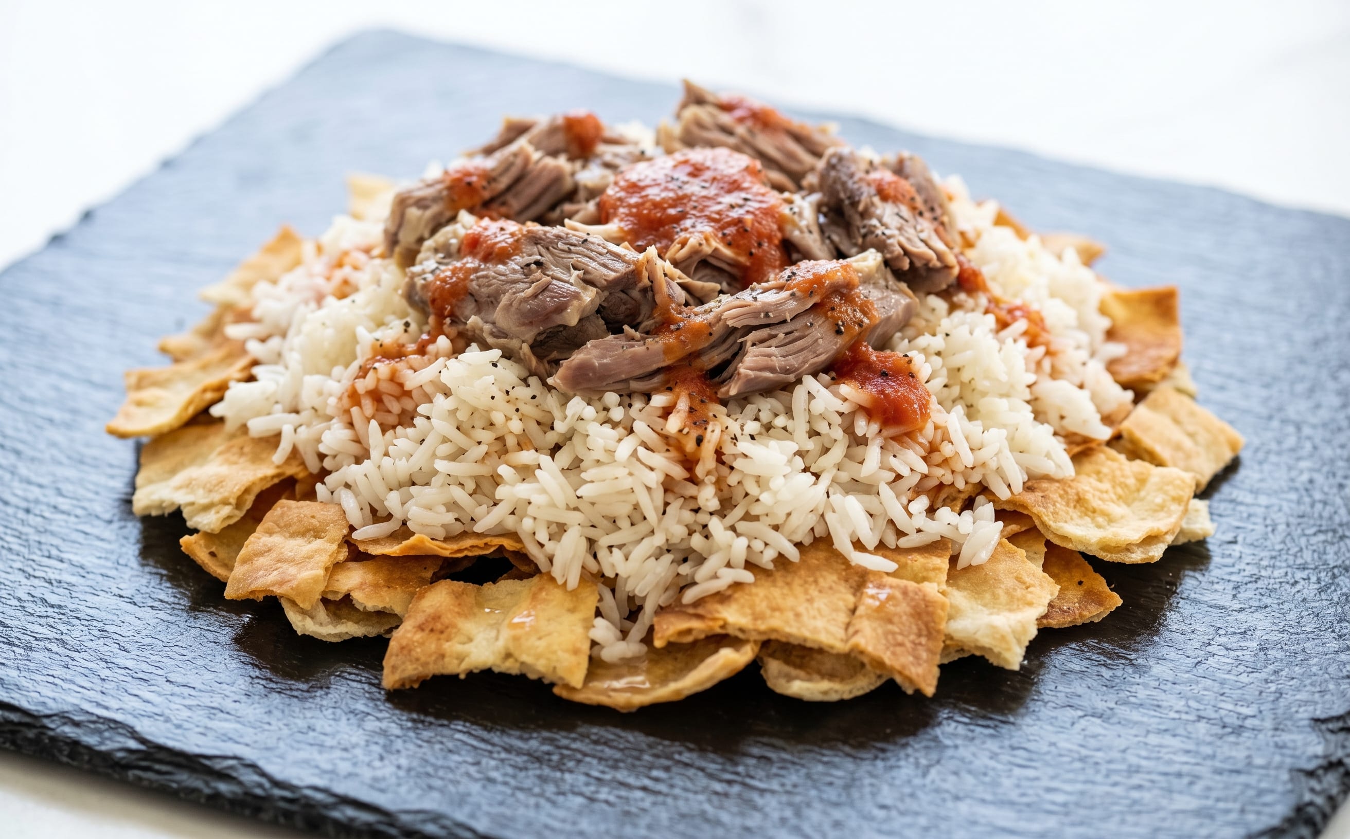 Fatta (Lamb, Rice, and Crisp Bread)