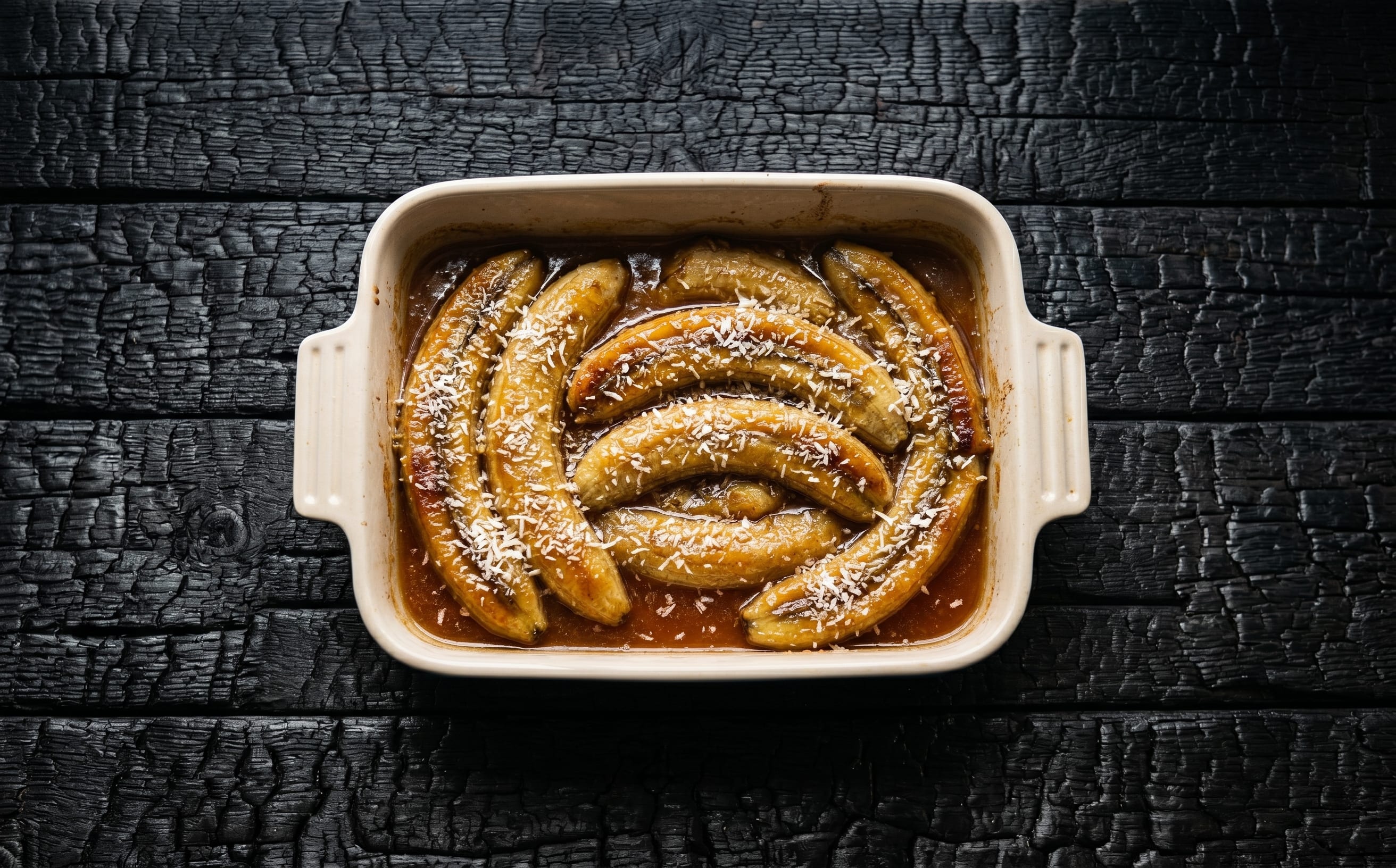 Akwadu (Baked Bananas with Coconut)