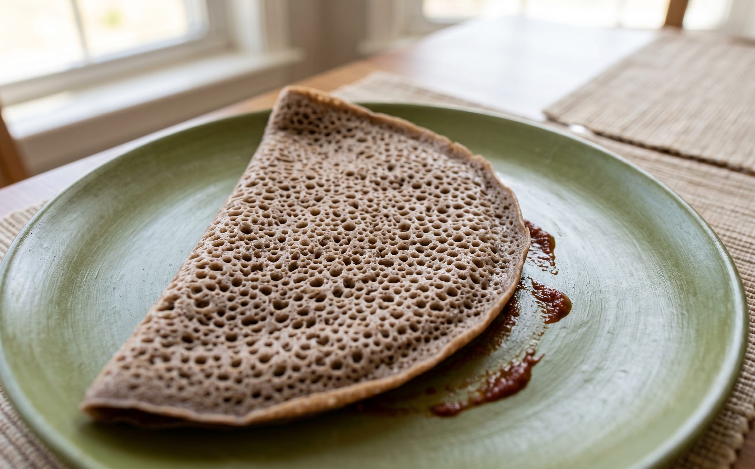 Injera (Fermented Teff Flatbread)