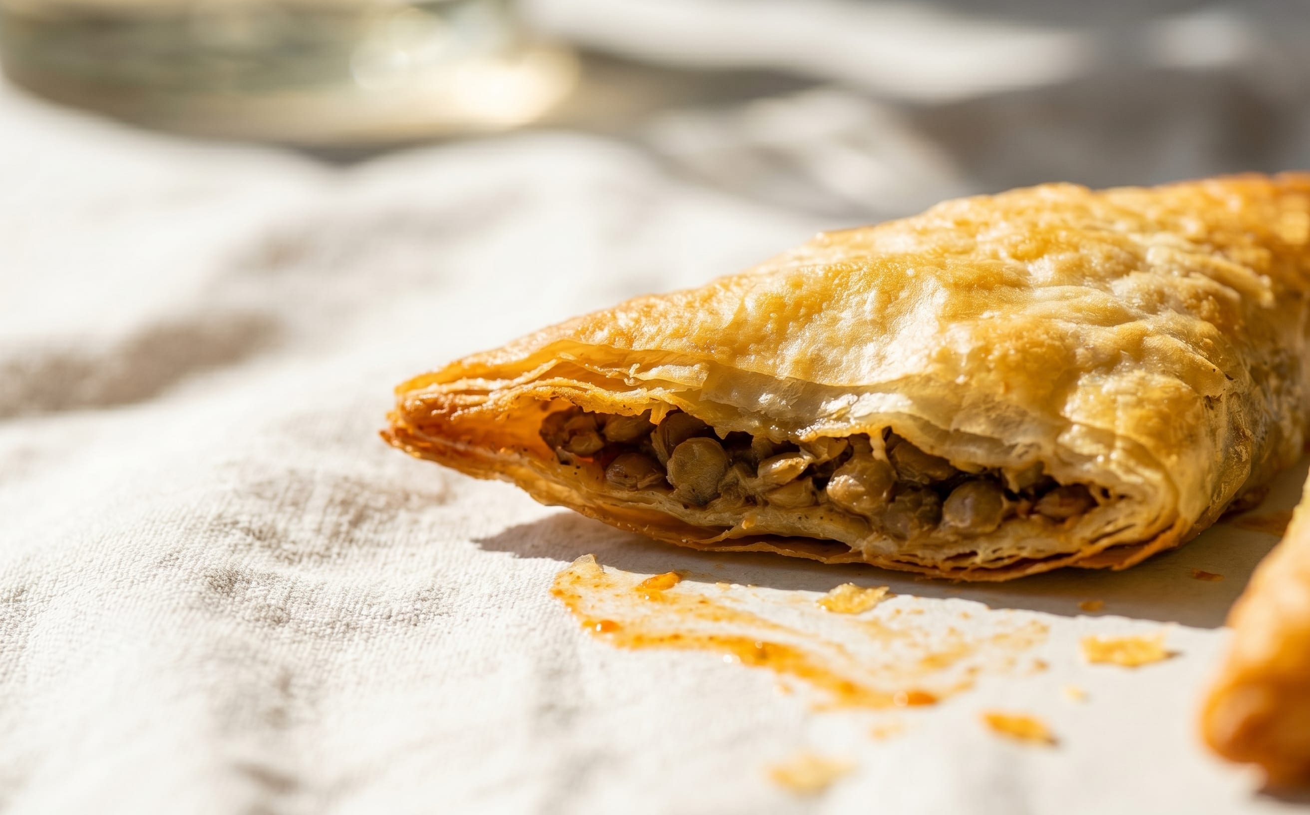Sambusa (Lentil-Filled Pastries)