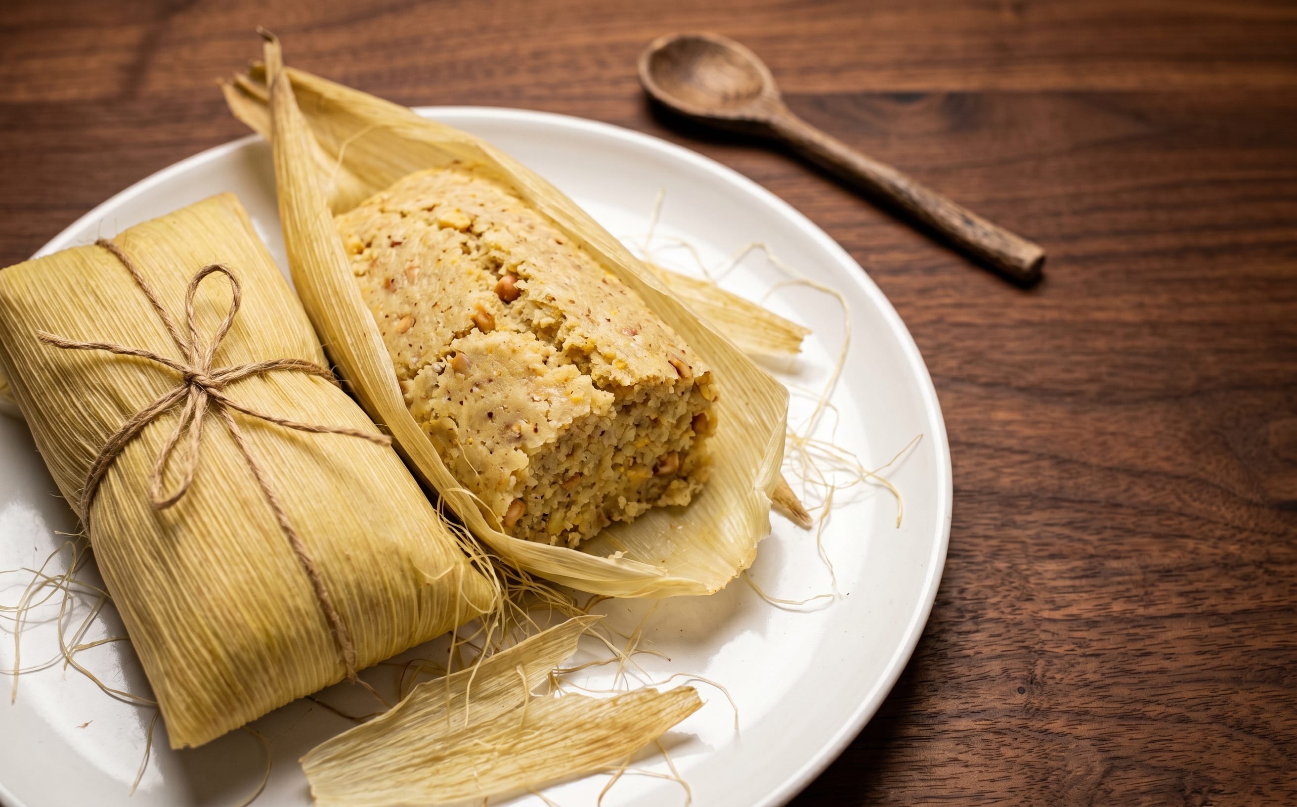 Steamed Fresh-Maize and Peanut Bread