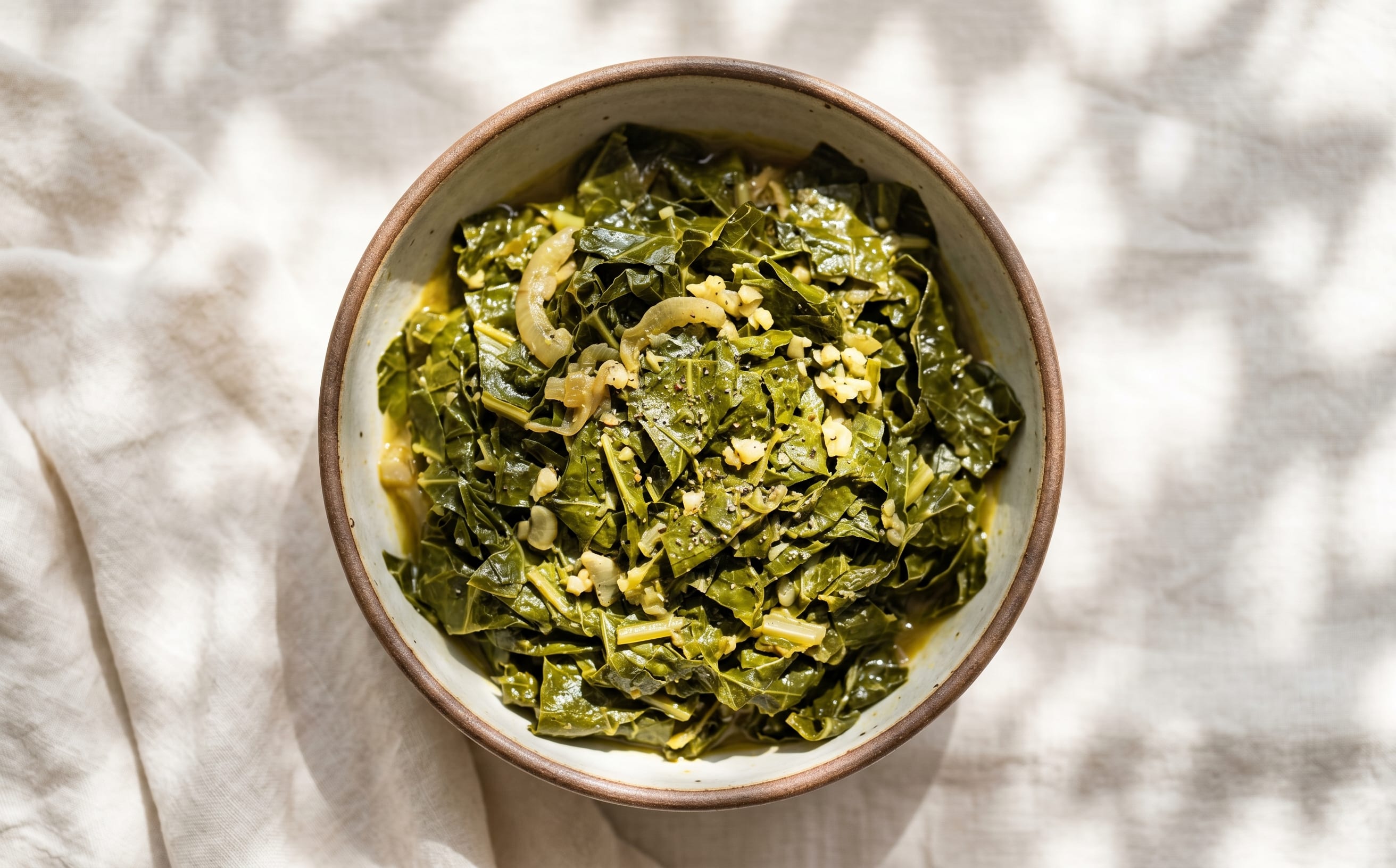 Gomen (Braised Collard Greens)
