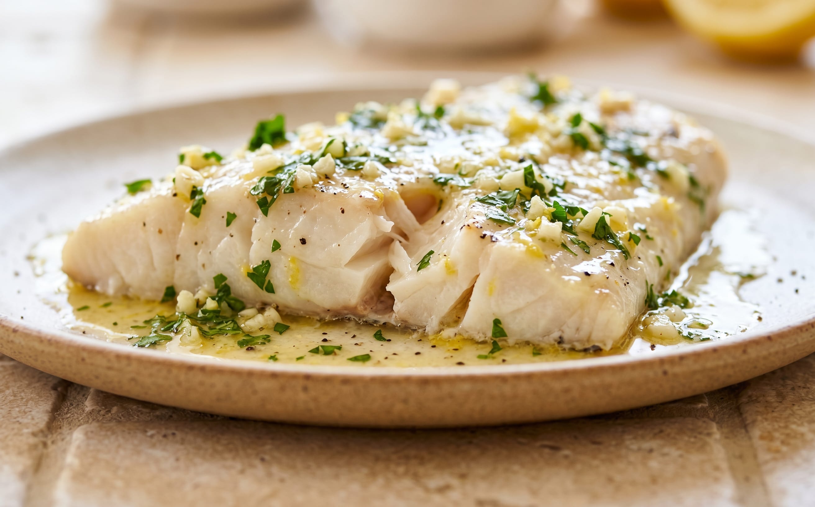 Baked Toothfish with Lemon Butter