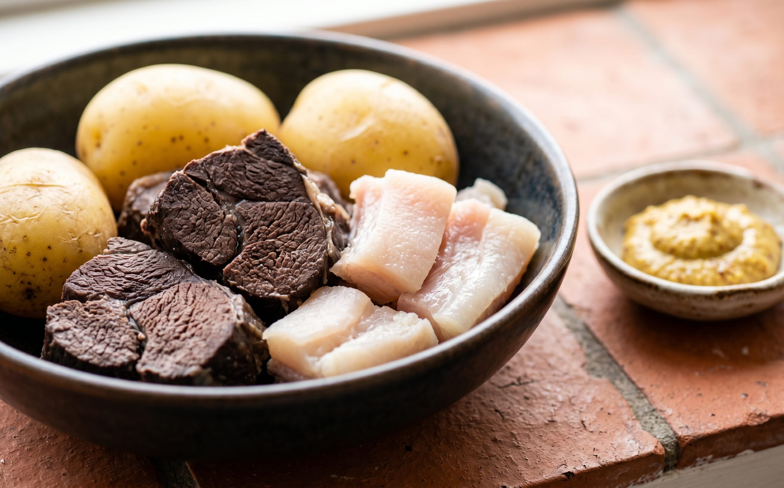 Tvøst og Spik (Pilot Whale Meat and Blubber with Potatoes)
