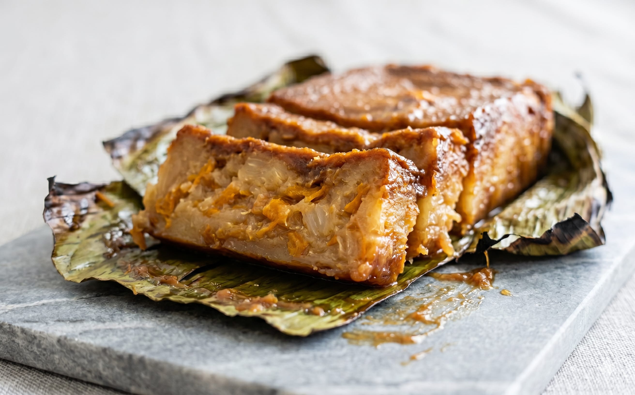 Vakalolo (Pumpkin and Cassava Coconut Pudding)