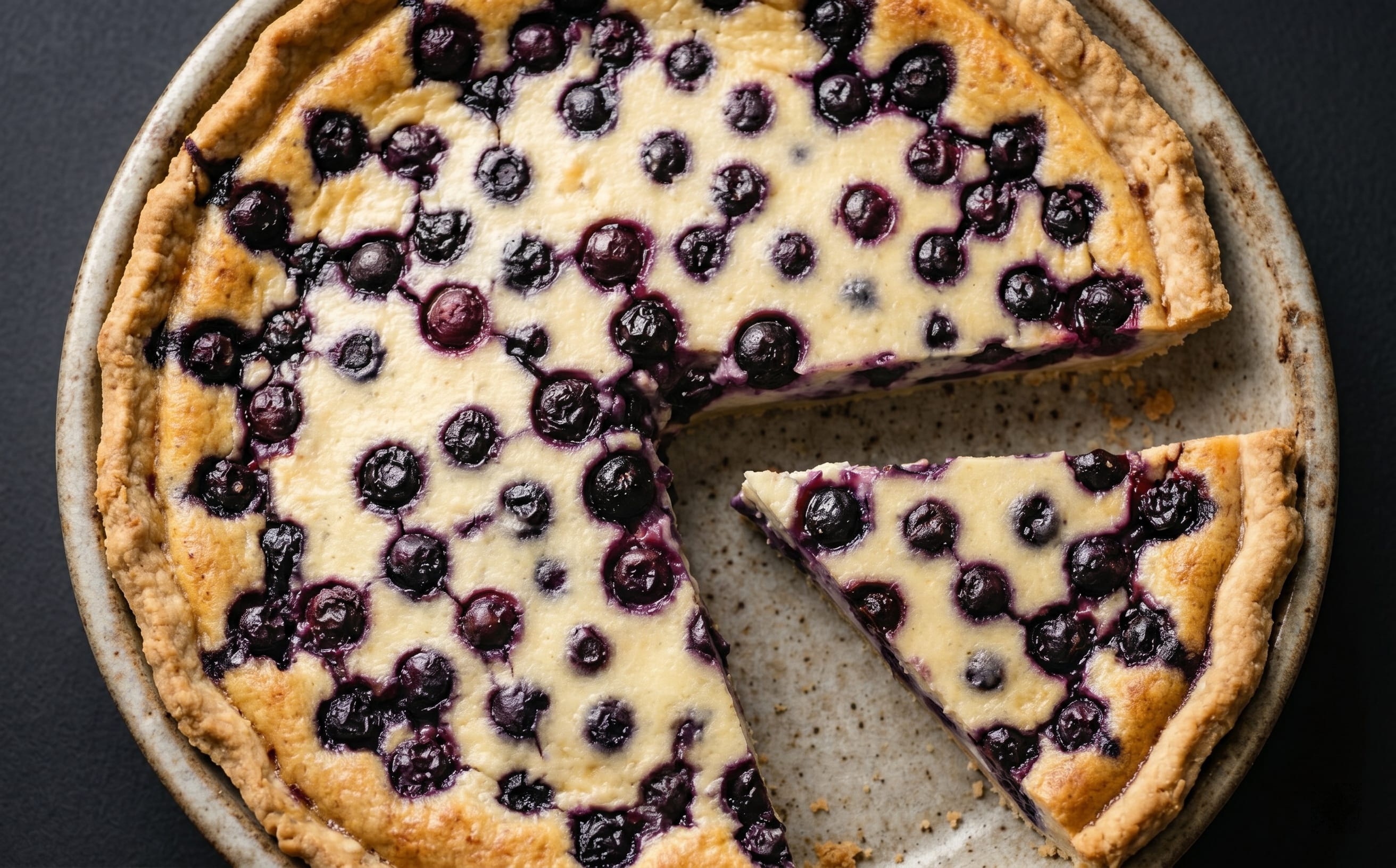 Mustikkapiirakka (Finnish Blueberry Pie)