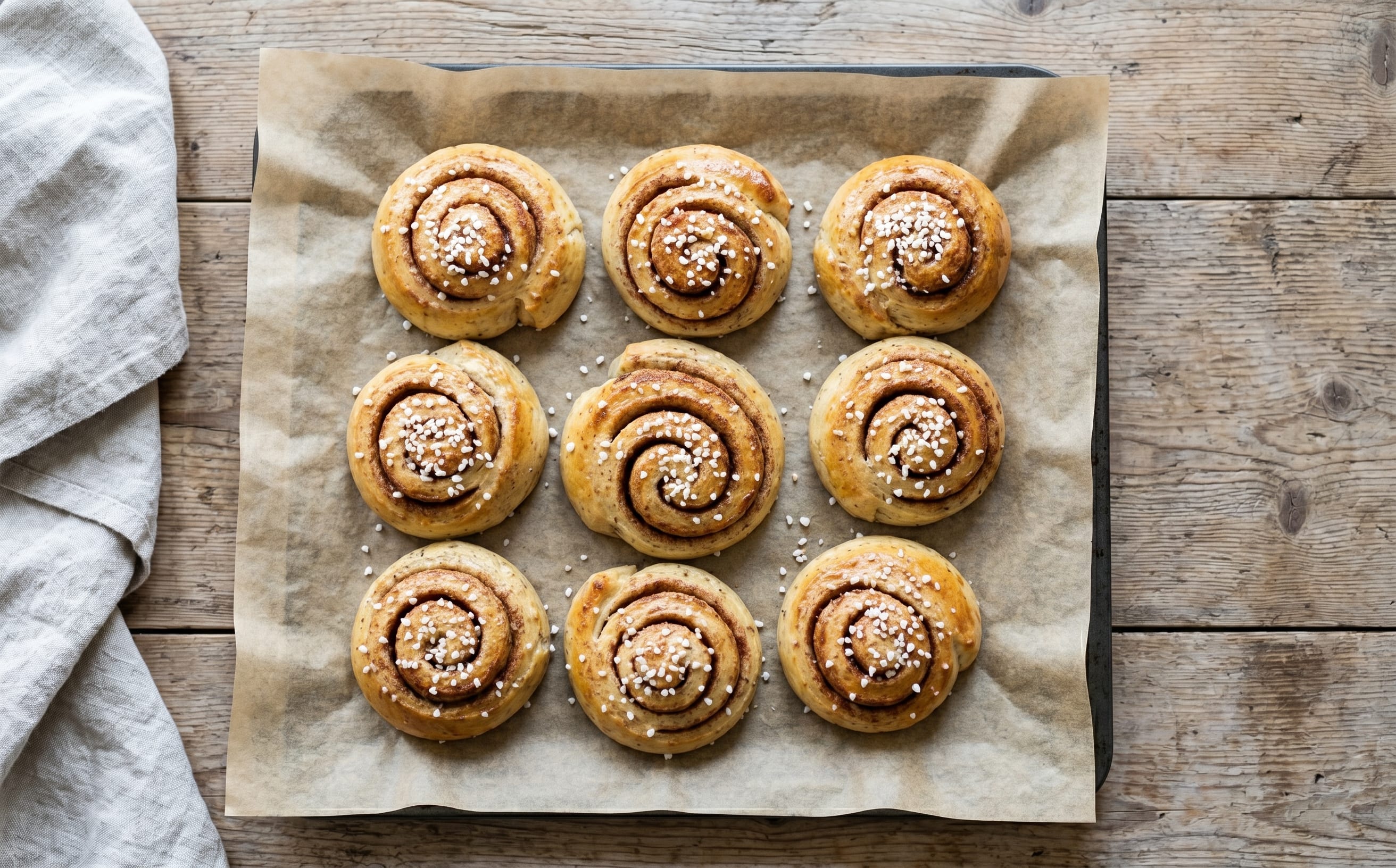 Korvapuustit (Finnish Cinnamon Buns)