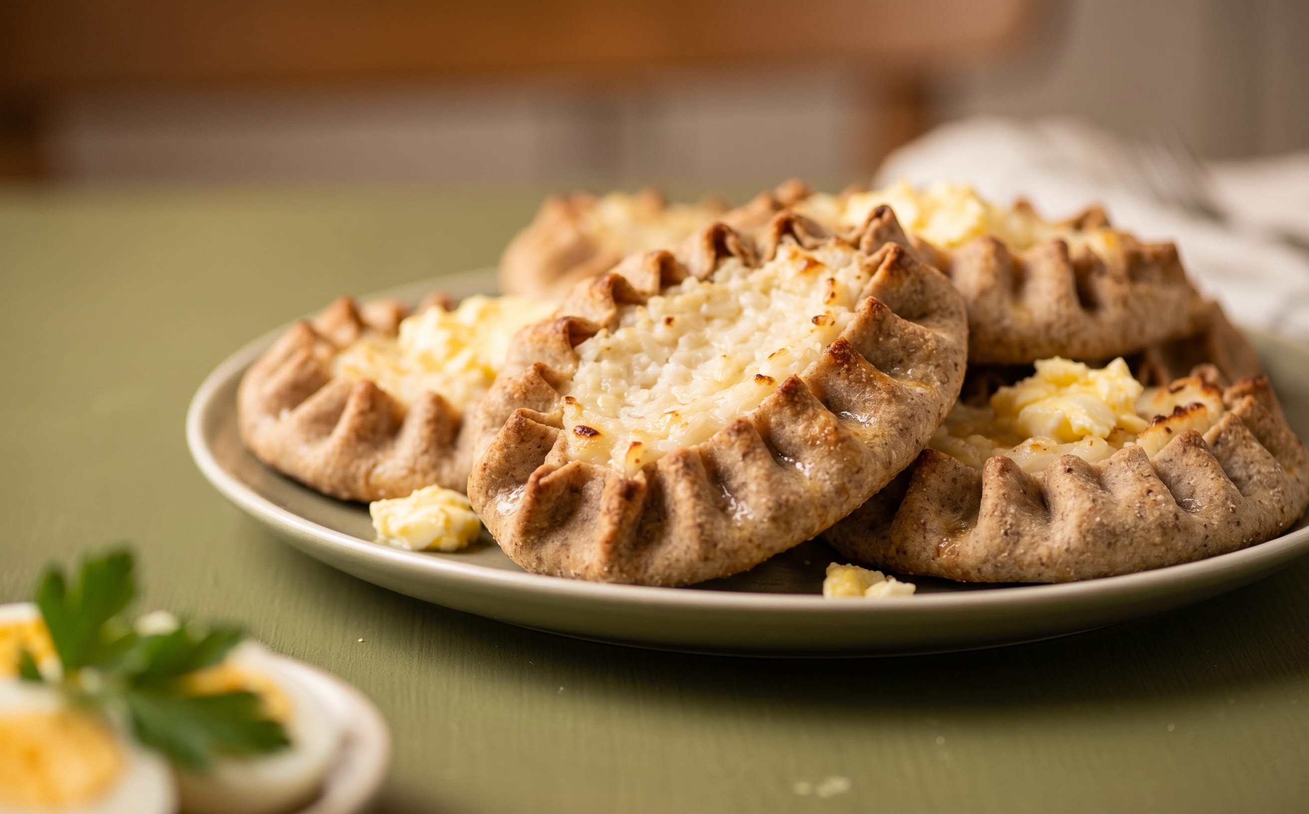 Karjalanpiirakat (Karelian Rice Pasties)