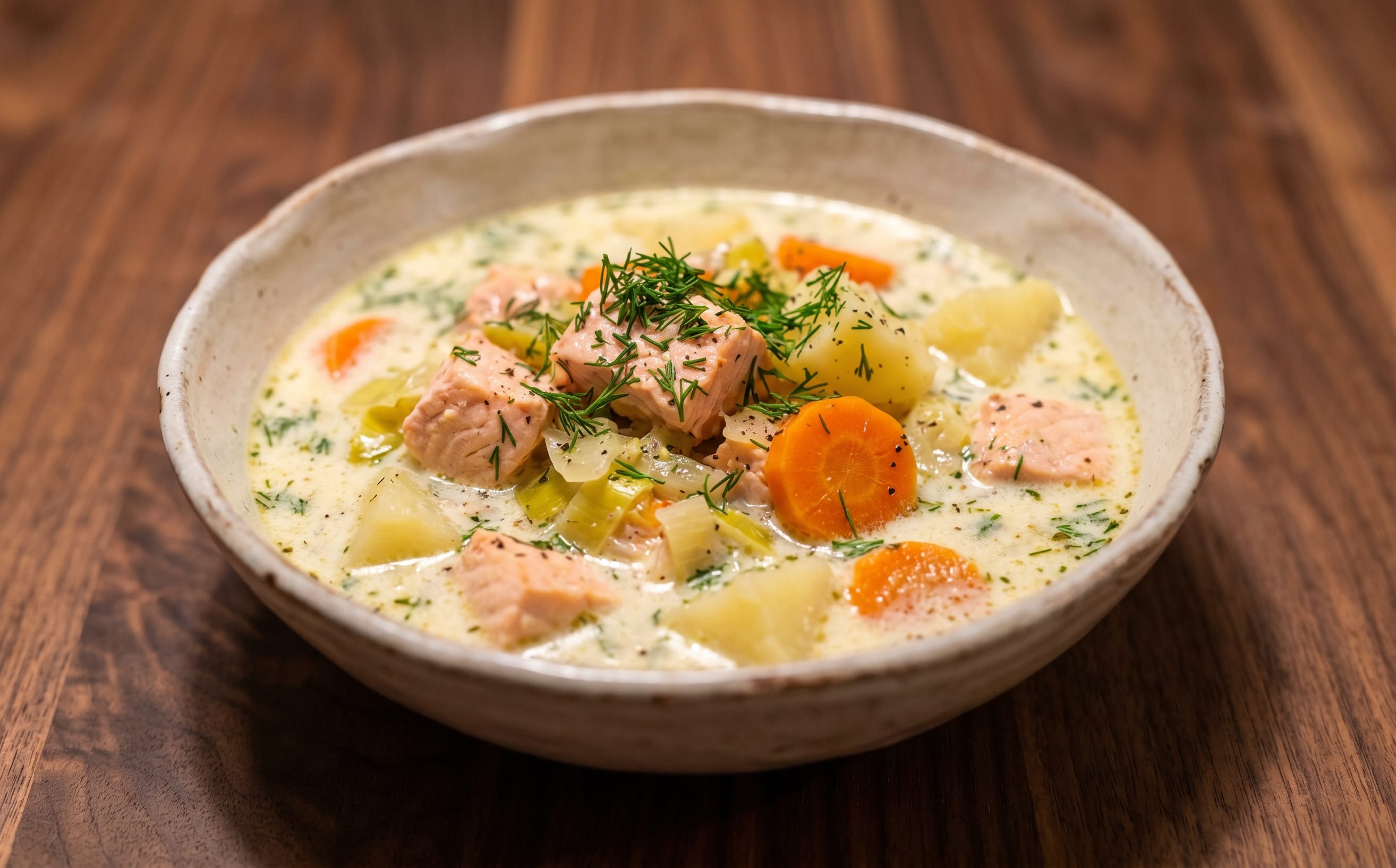 Lohikeitto (Finnish Salmon Soup)