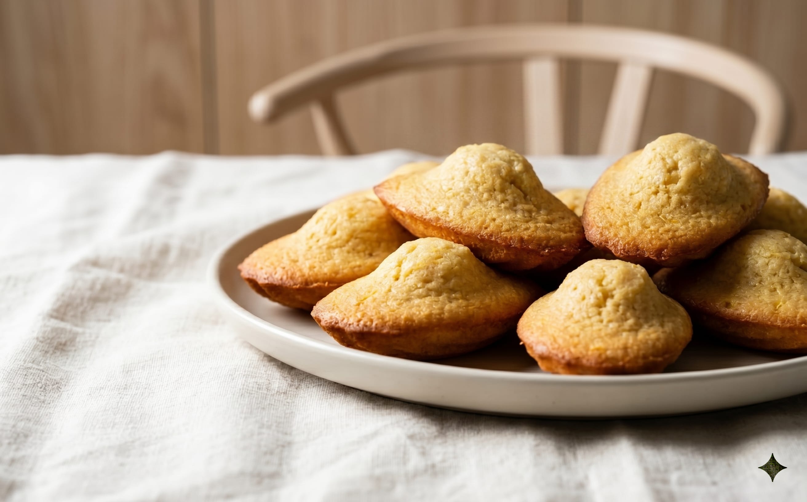 Madeleines au Beurre (Butter Madeleines)