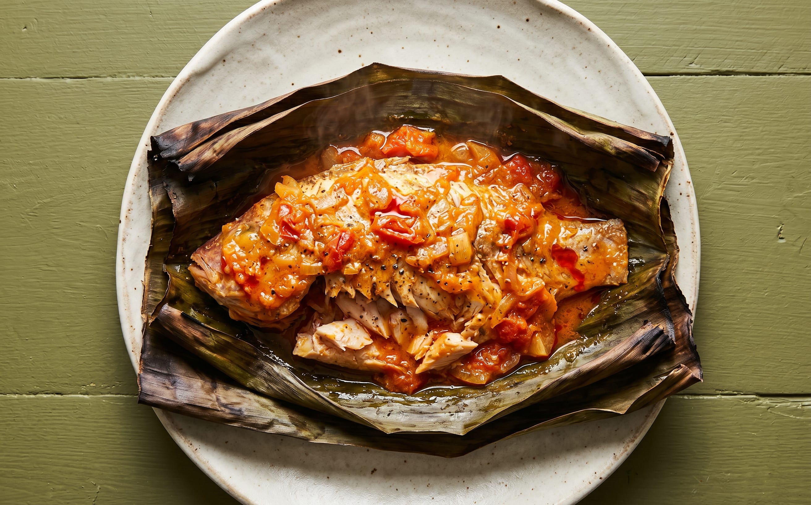 Poisson en Papillote (Gabonese-Style Fish Parcels)