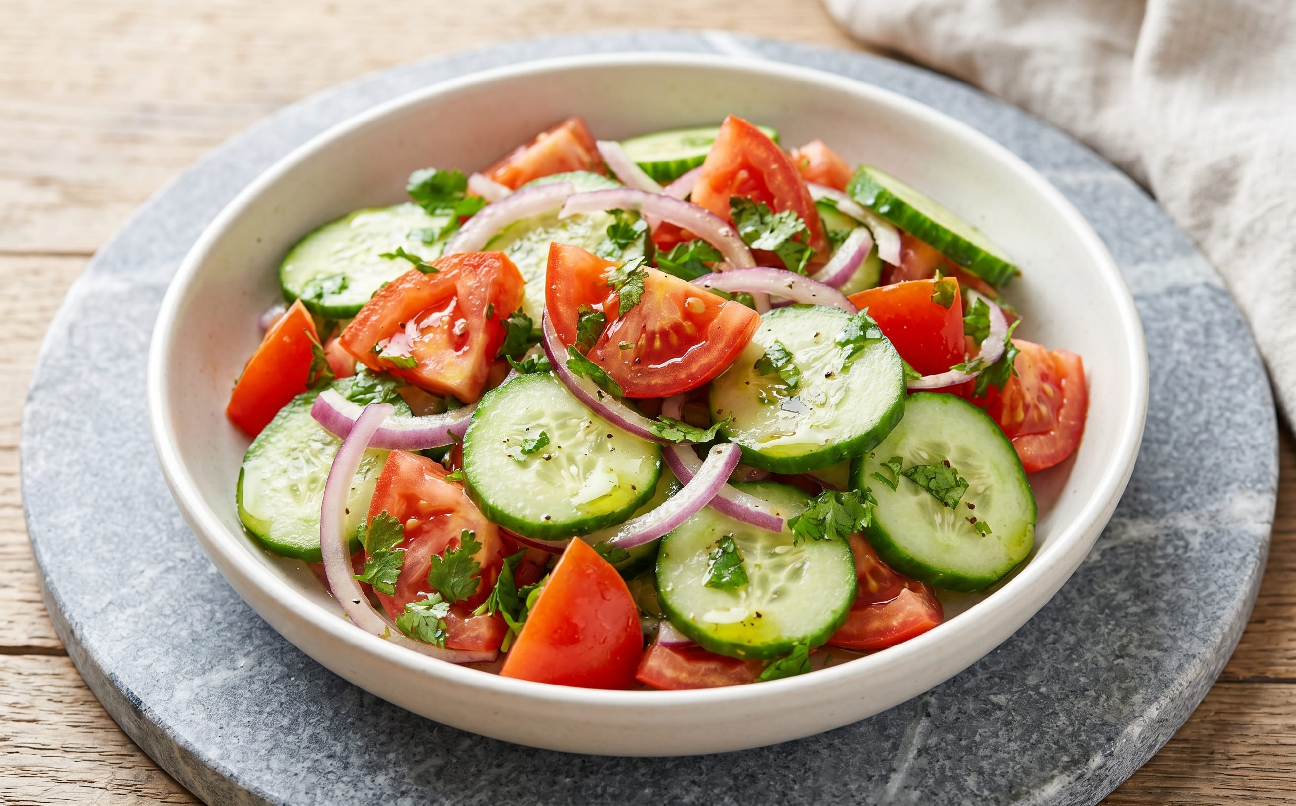 Cucumber and Tomato Salad