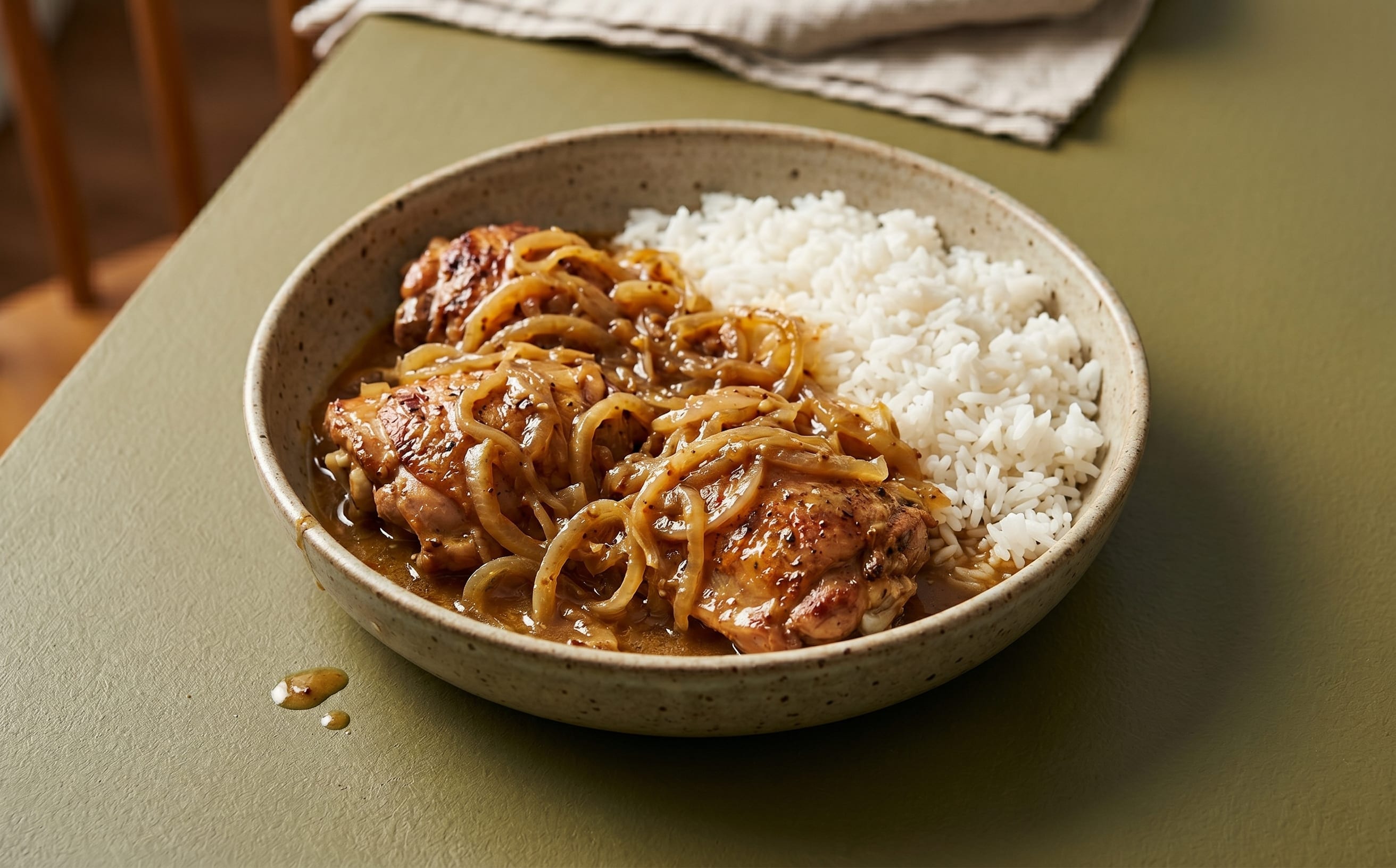 Chicken Yassa (Mustard-Lemon Chicken with Rice)