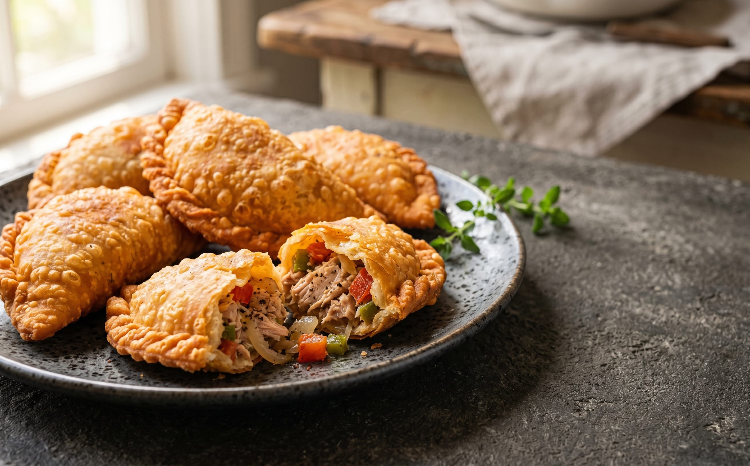 Fataya (Tuna-Filled Fried Pastries)