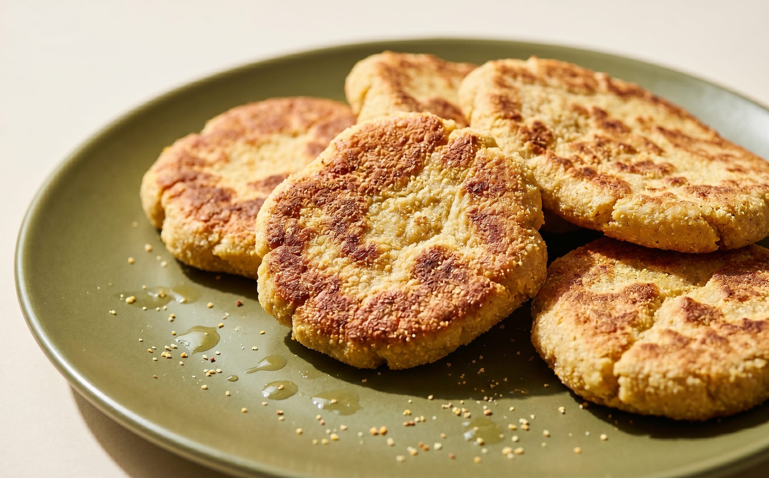 Mchadi (Georgian Cornmeal Flatbreads)