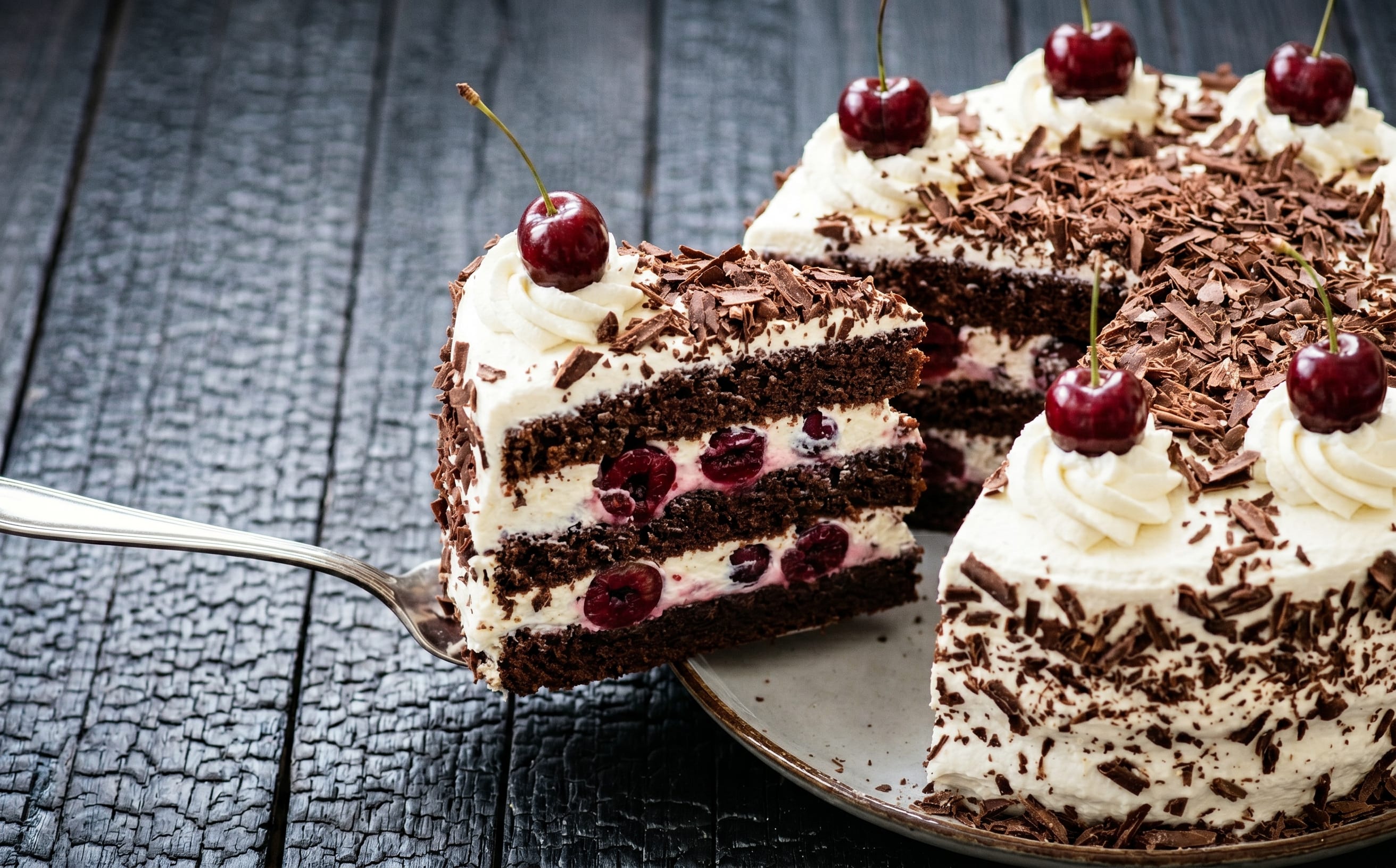Schwarzwälder Kirschtorte (Black Forest Cherry Cake)