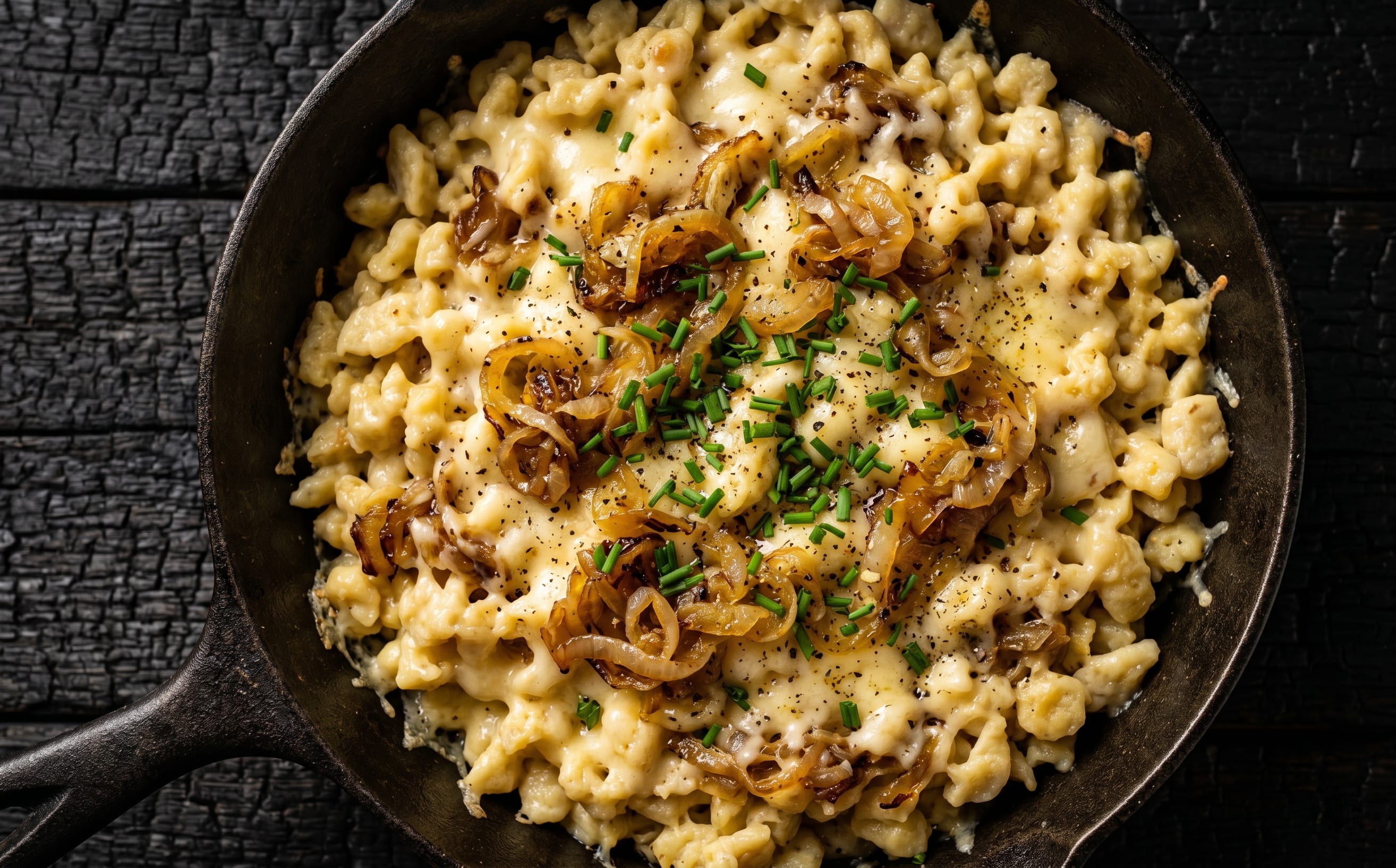 Käsespätzle (Cheesy Egg Noodles)