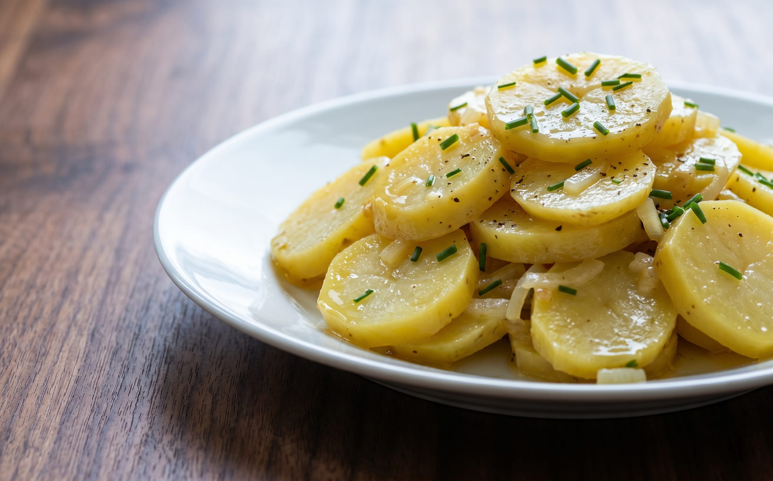 Schwäbischer Kartoffelsalat (Swabian Warm Potato Salad)