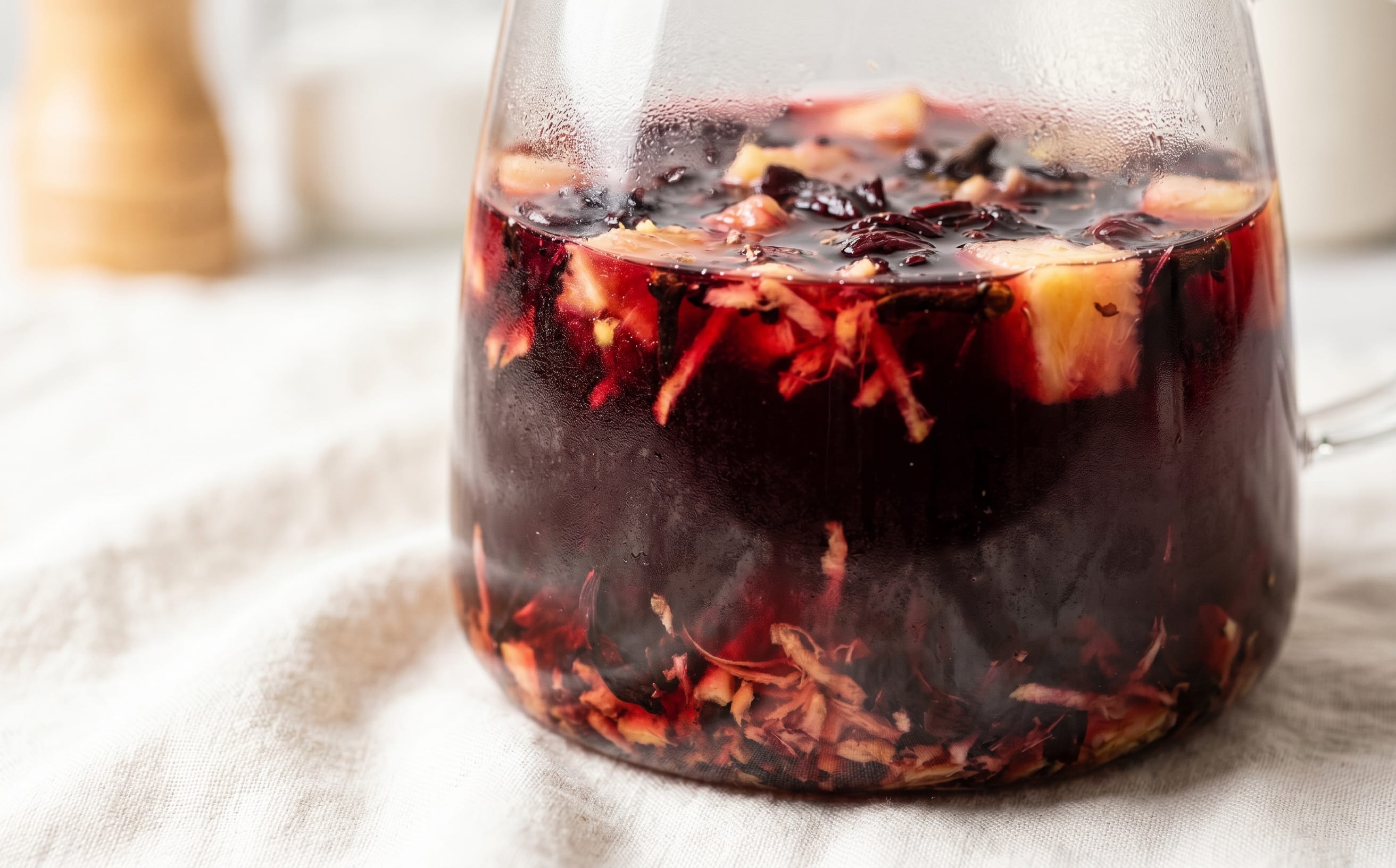 Sobolo (Hibiscus and Ginger Drink)