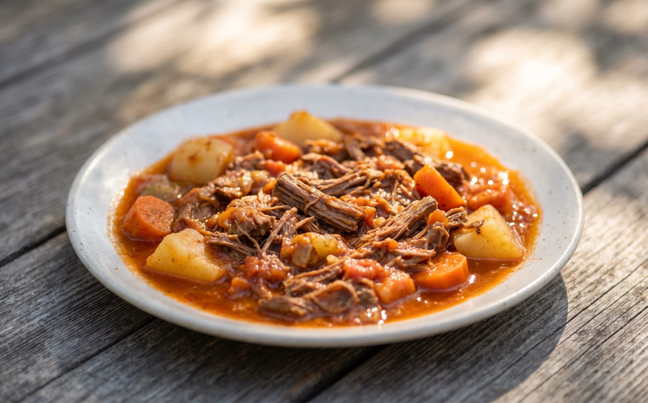 Hilachas (Shredded Beef and Potato Stew)