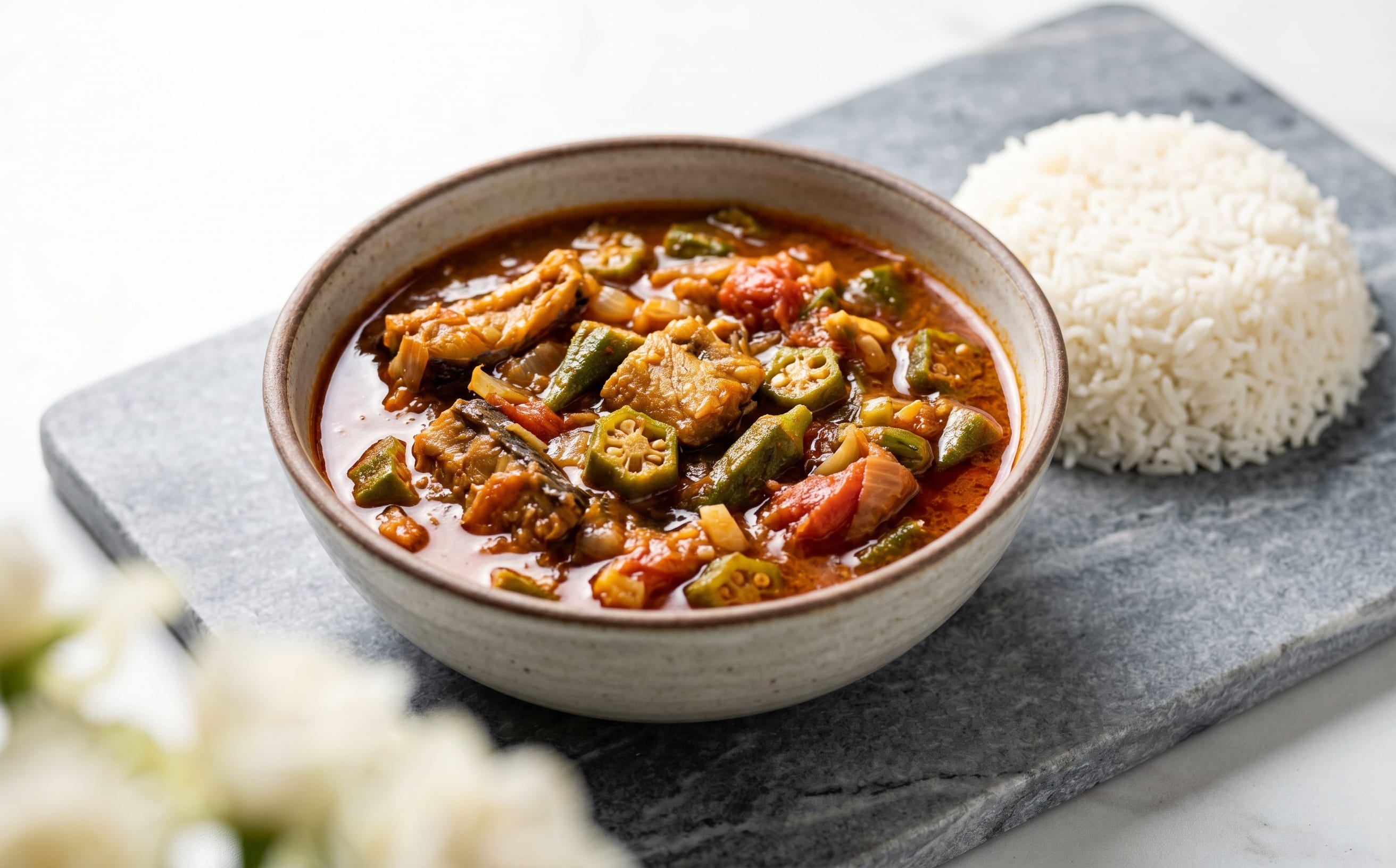 Guinea-Bissau-Style Dried Fish and Tomato Stew