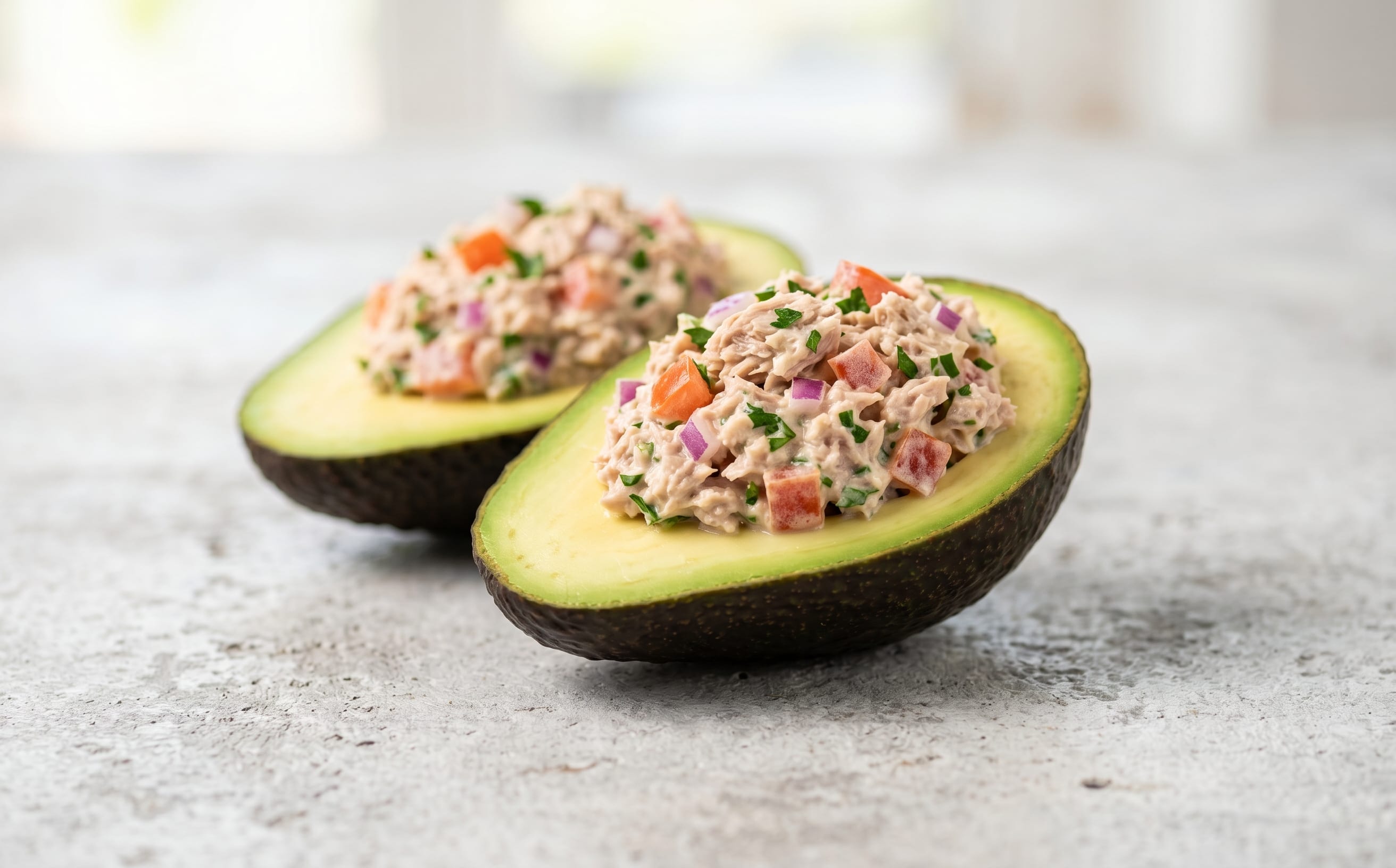 Tuna-Stuffed Avocado