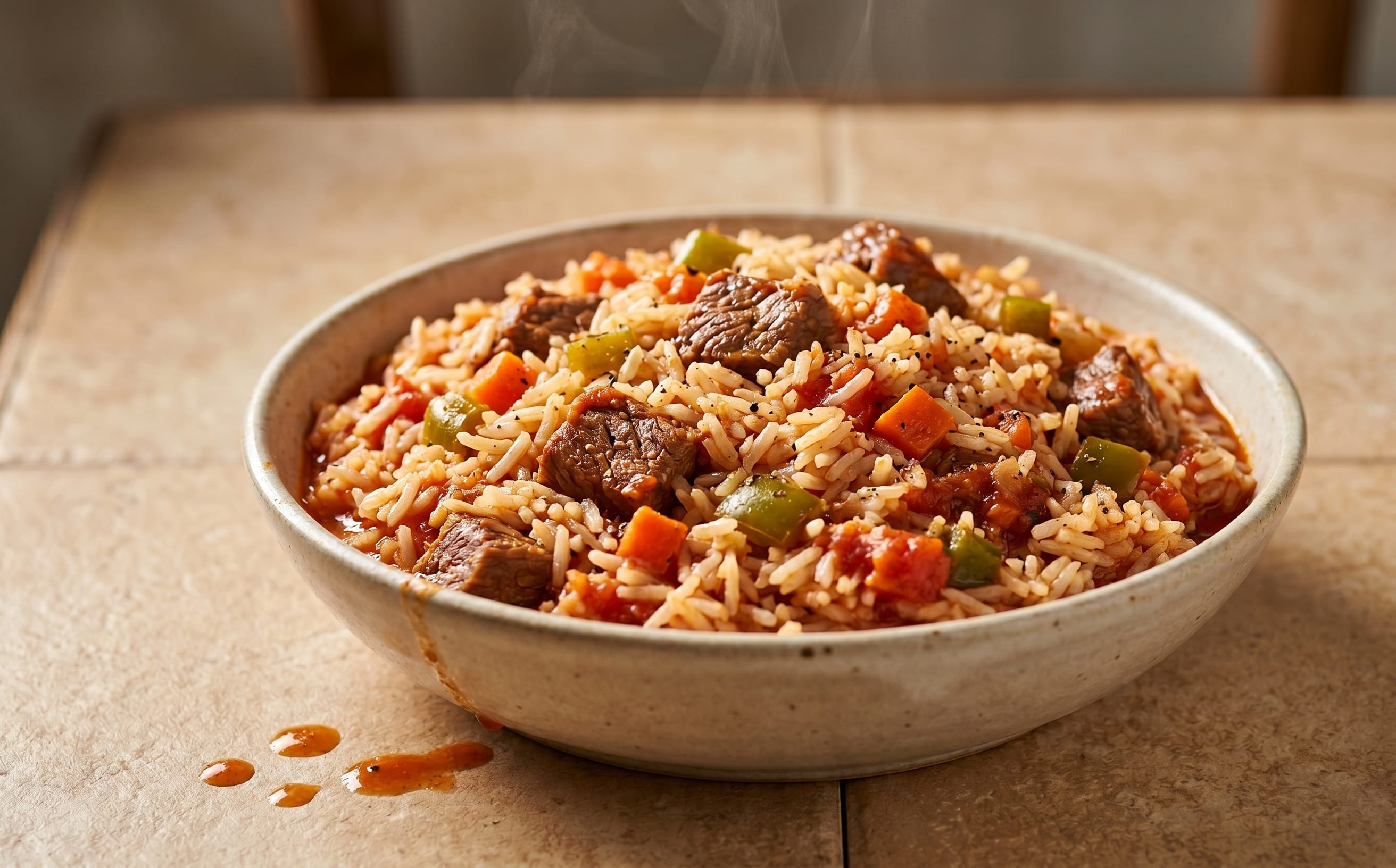 Guinean Tomato Rice with Beef