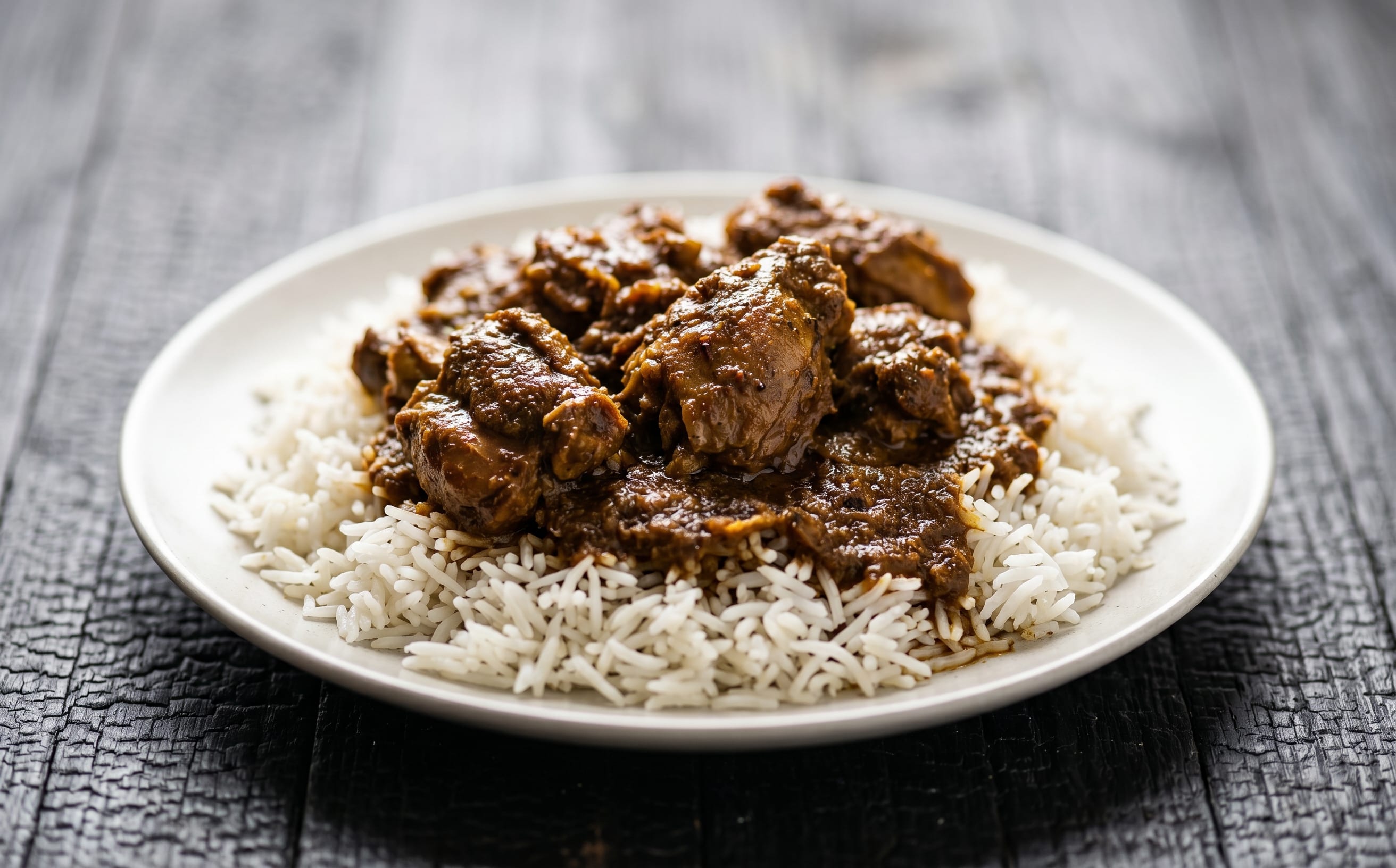 Guyanese Duck Curry with Rice