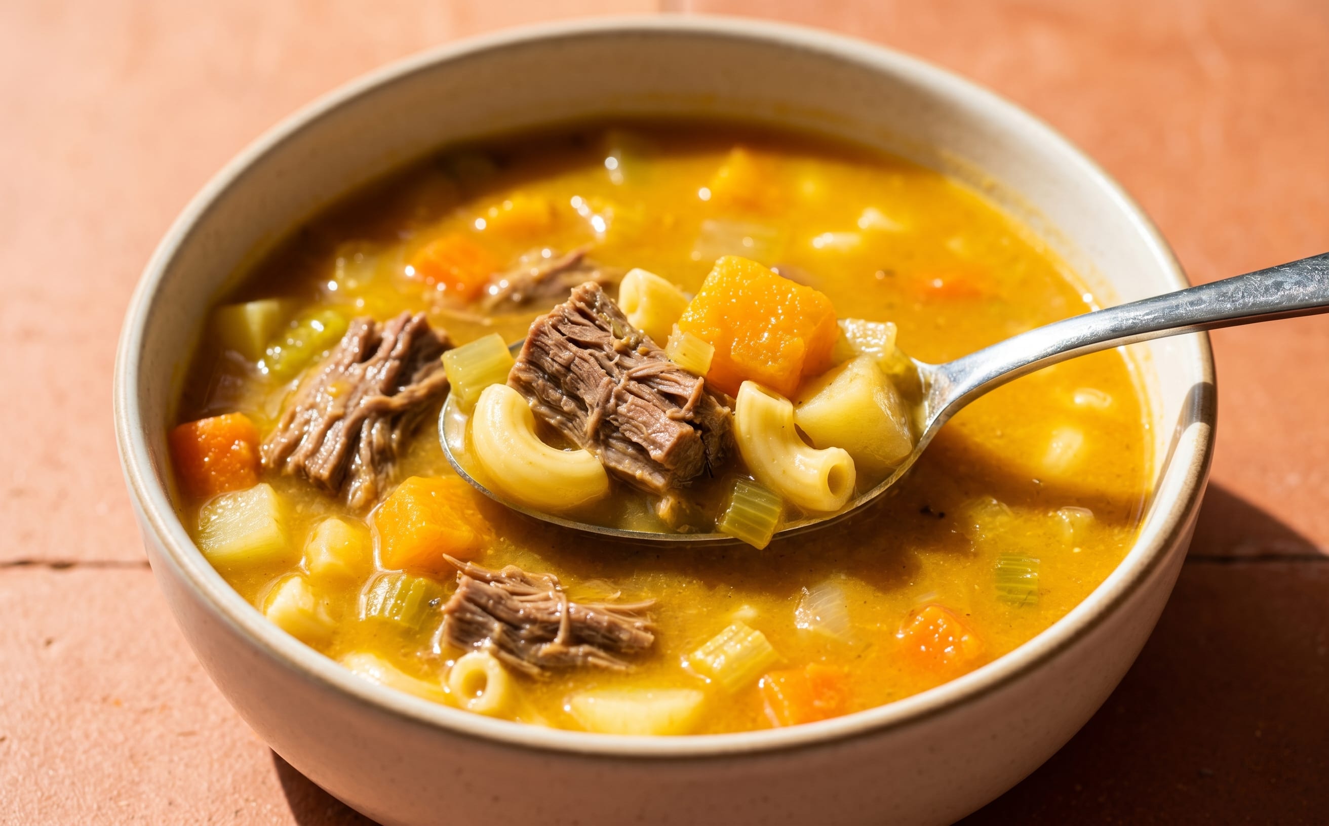 Soup Joumou (Haitian Squash and Beef Soup)