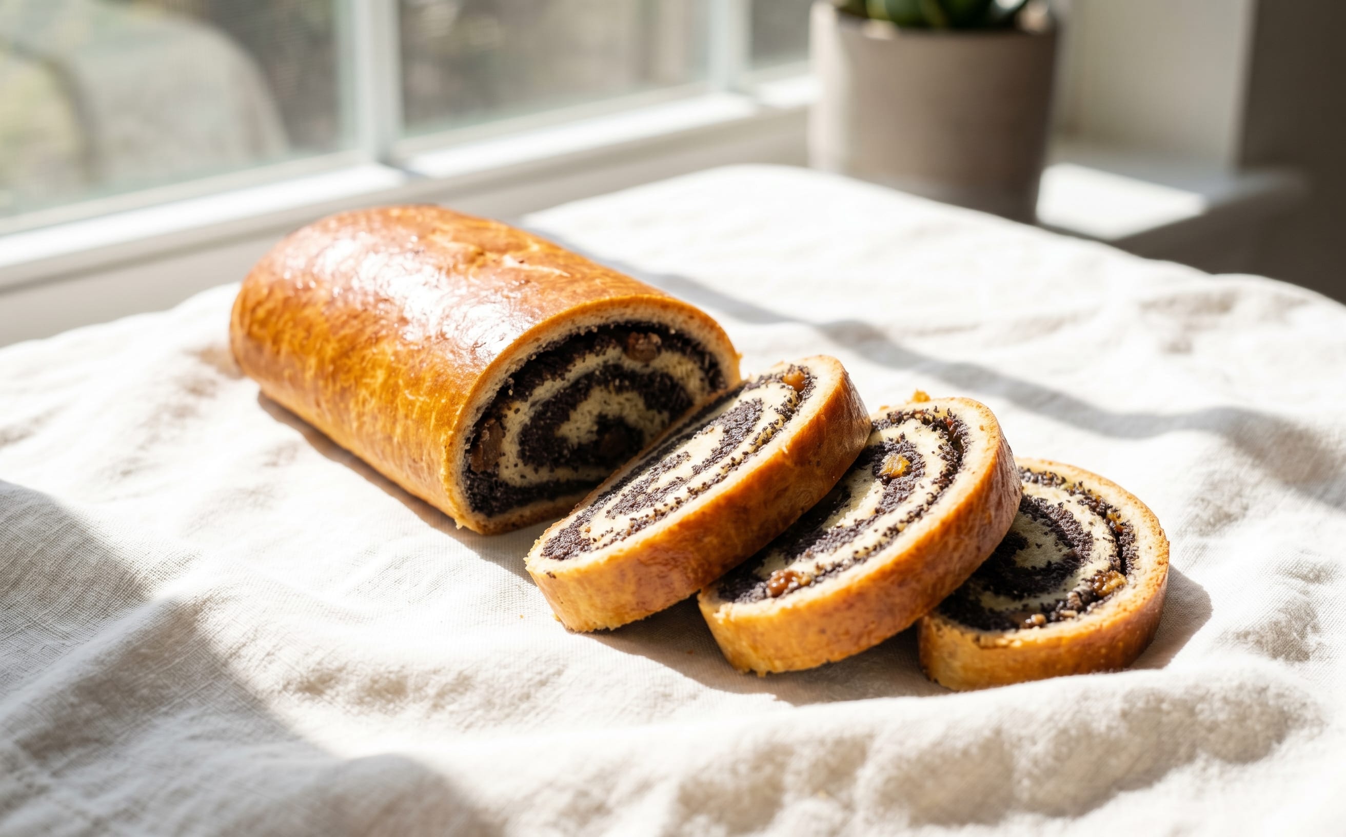 Mákos Bejgli (Hungarian Poppy Seed Roll)