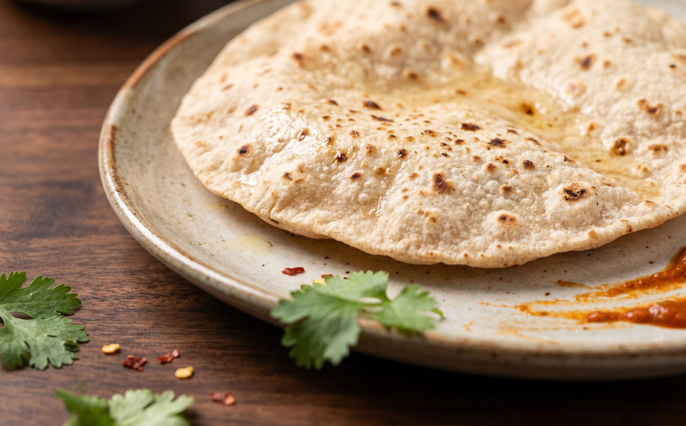 Roti (Whole-Wheat Flatbread)