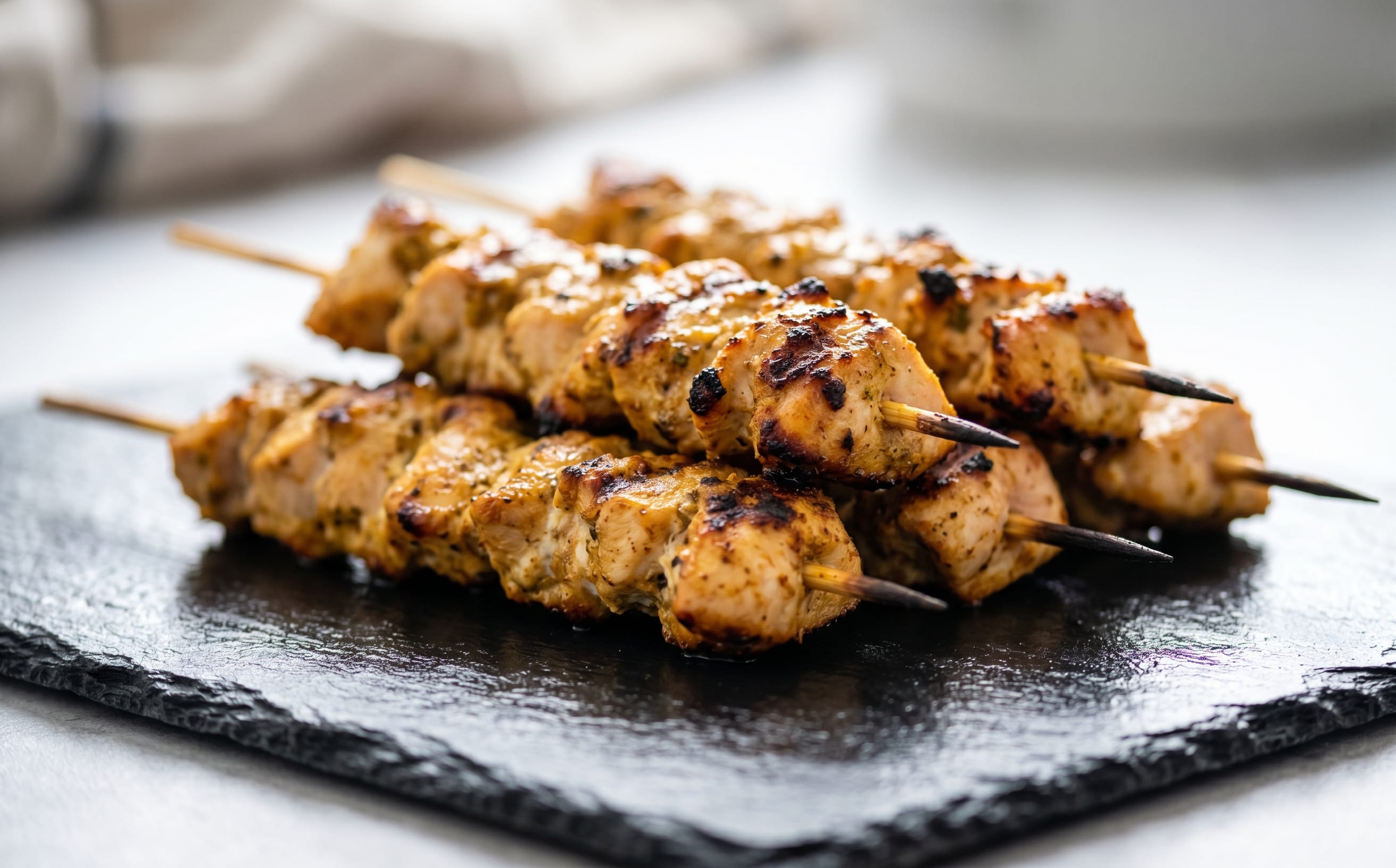 Chicken Tikka (Yogurt-Marinated Chicken Skewers)